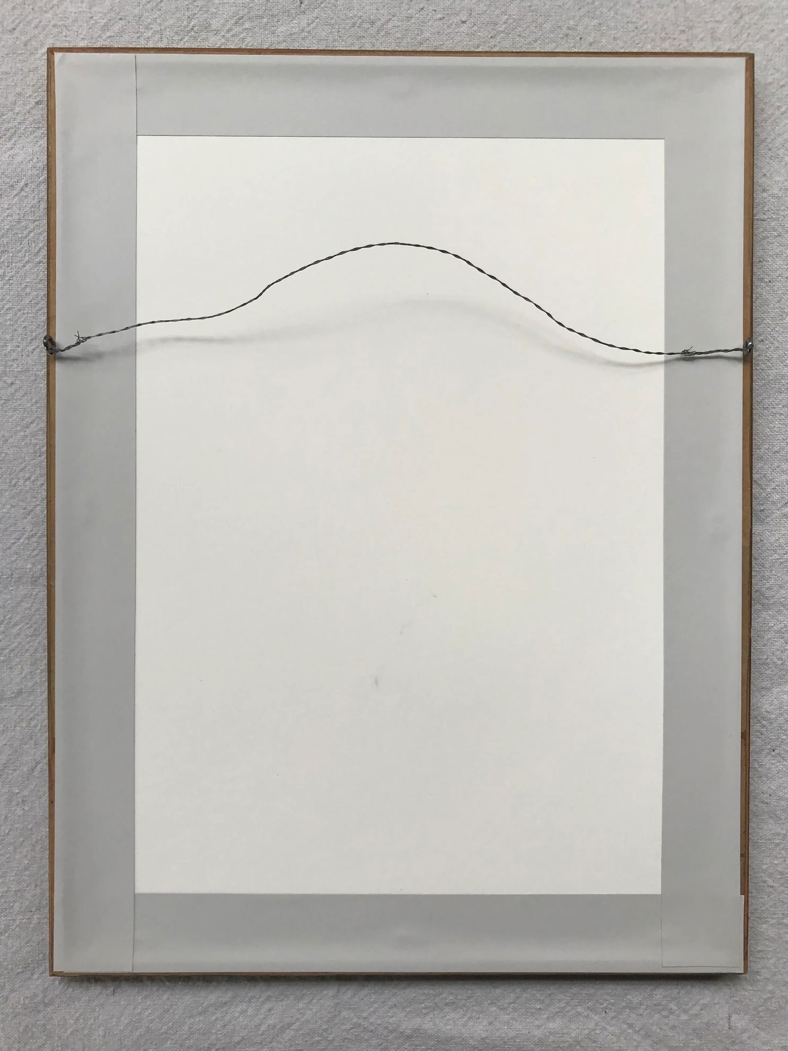 Modern Expressionist Portrait Original Watercolor Painting in Vintage Giltwood Frame - 10