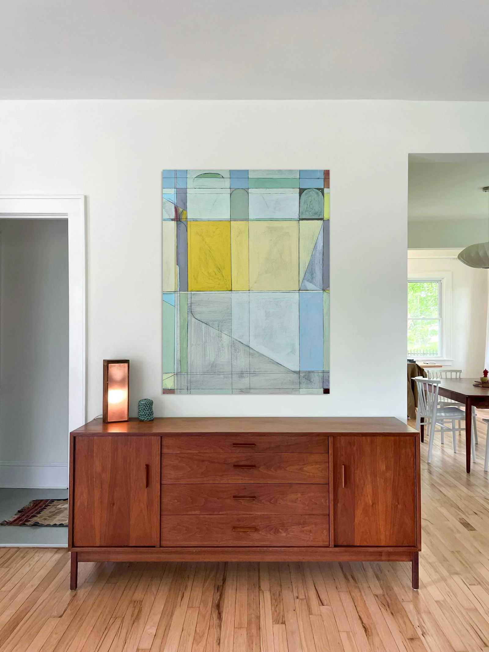 "In a Lonely Place" Contemporary Abstract Original Oil Painting on Canvas by Anthony Finta - 2