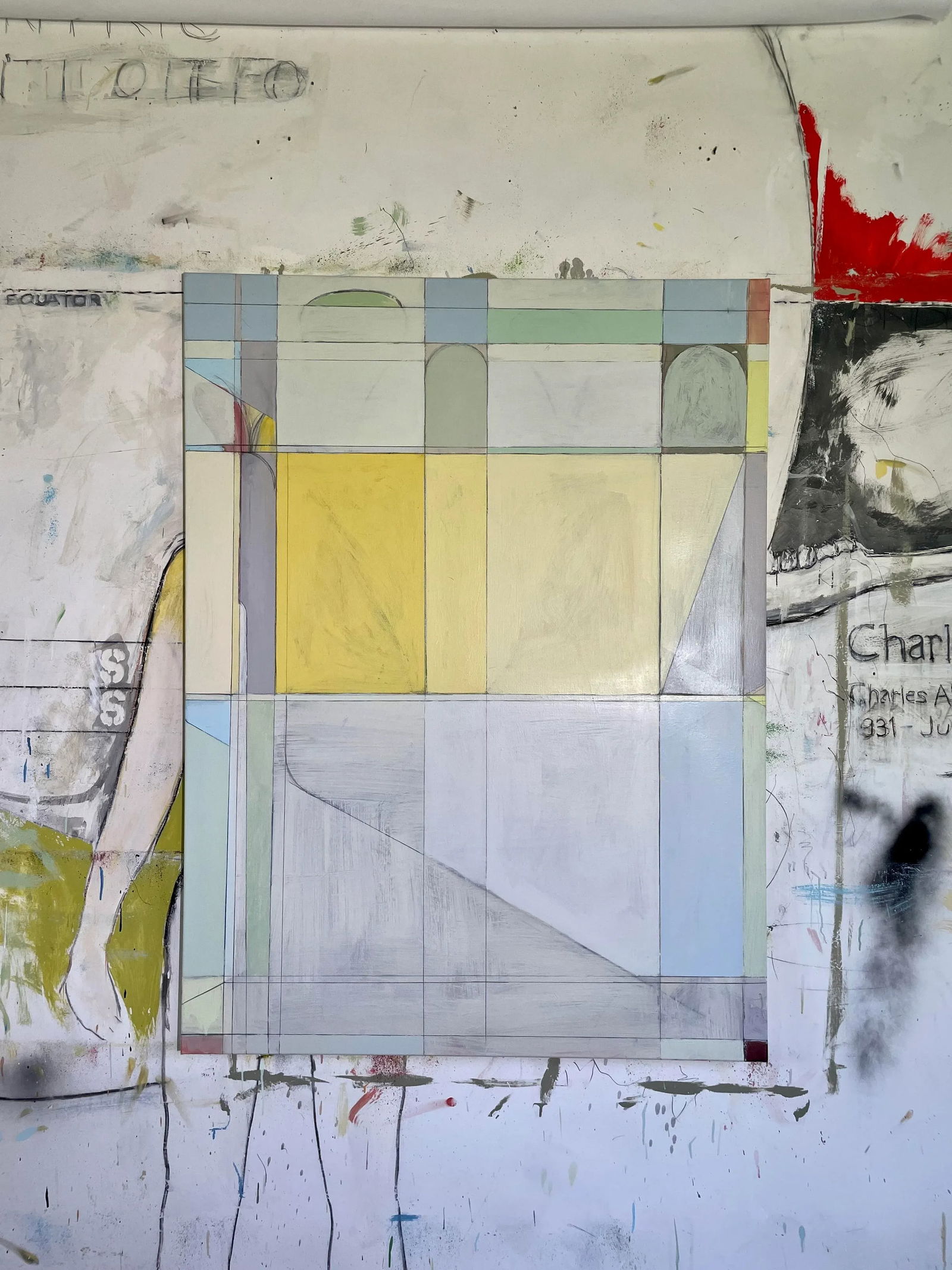 "In a Lonely Place" Contemporary Abstract Original Oil Painting on Canvas by Anthony Finta - 3