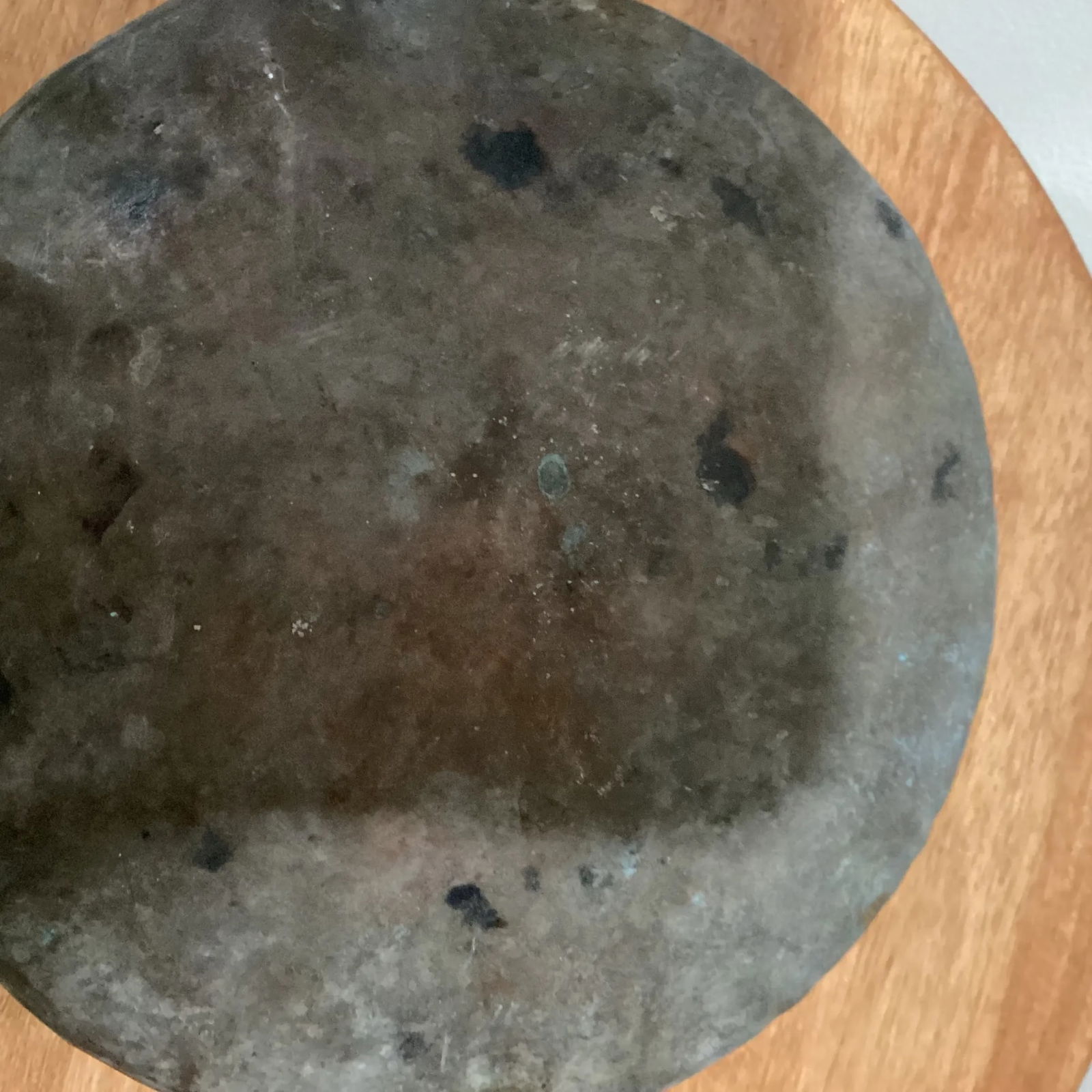 Antique Handmade Copper Pot With Handles Circa 1840 - 8