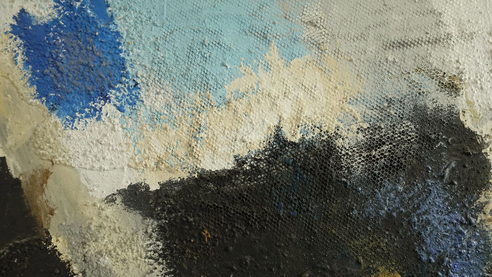 Mid-Century Abstract Mixed-Media Painting by Diana Diamond, California, 1968 - 9