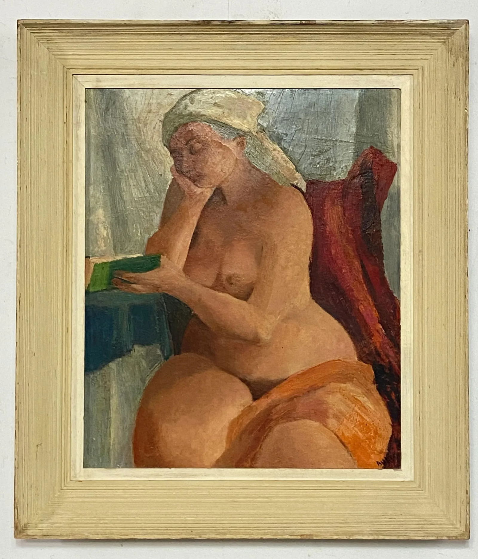 Mid-20th Century Expressionist Nude Painting - 10