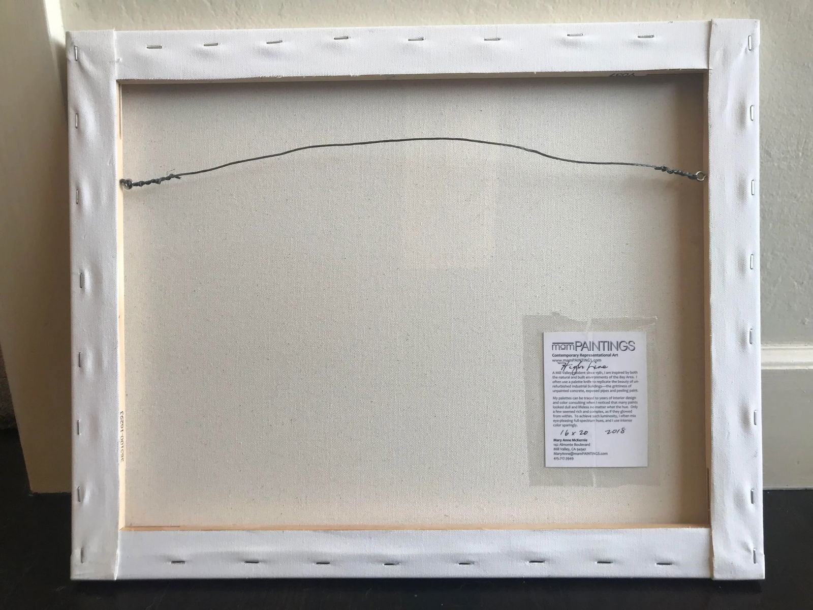 "Early Harvest" Impressionist Napa Valley California Wine Country Vineyard Landscape in Rust, Gree - 3