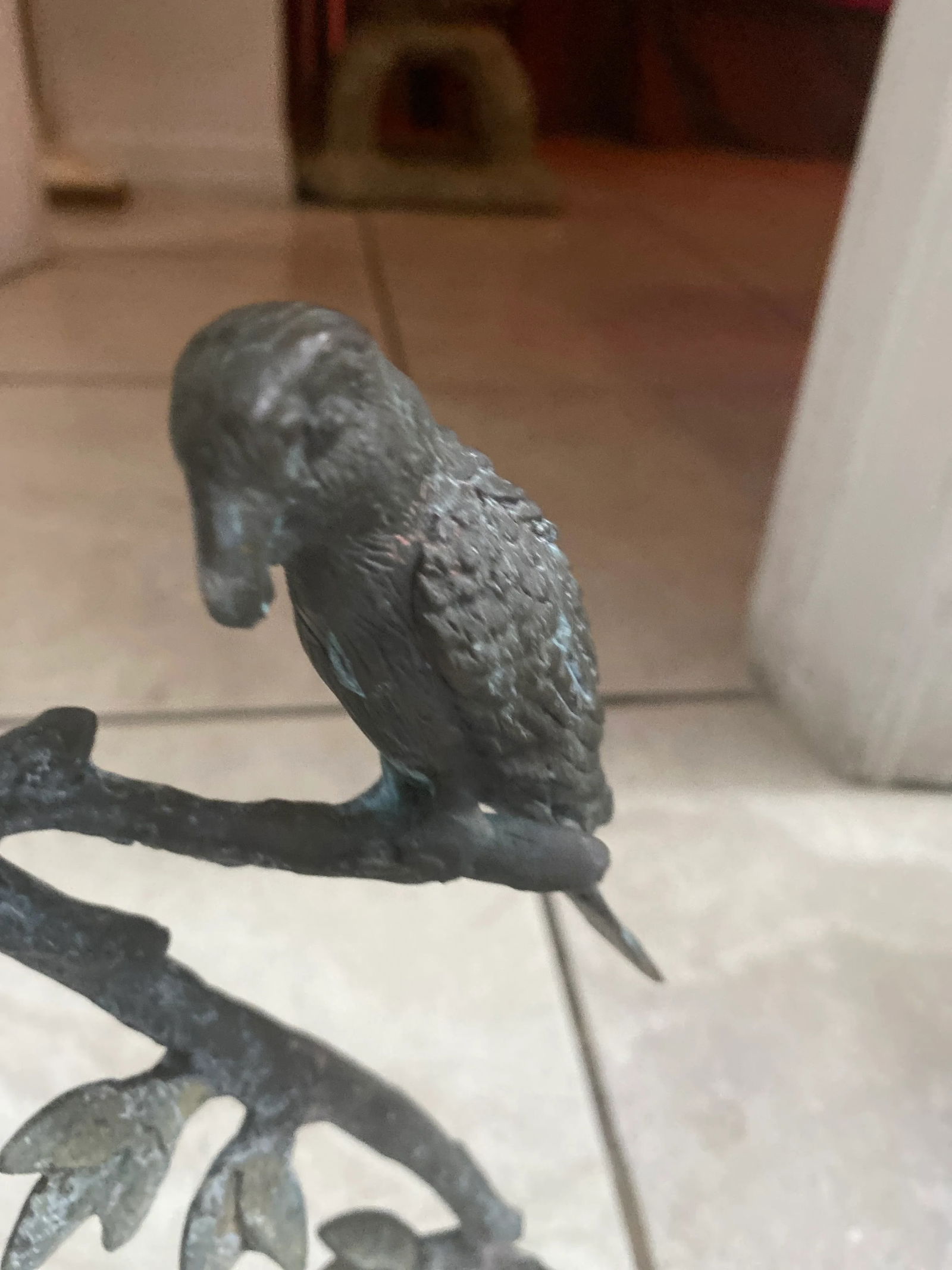 1960s Giacometti Style Bronze Birds on a Branch - 3