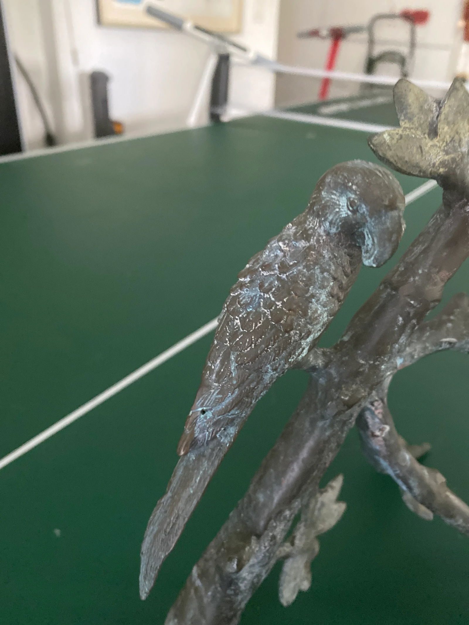 1960s Giacometti Style Bronze Birds on a Branch - 4