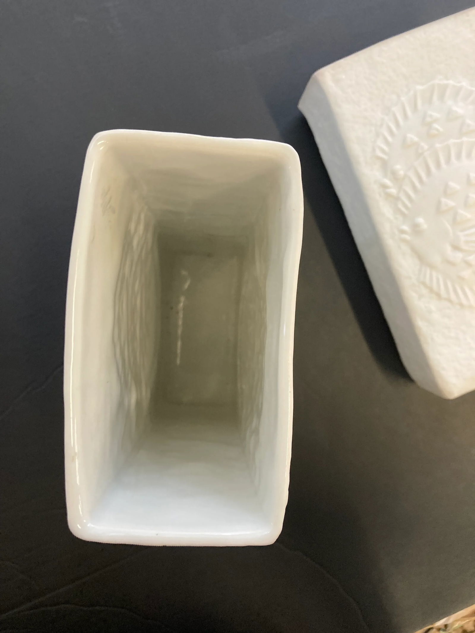 1960's German Plaster Vases, Fish Detailing. - 6