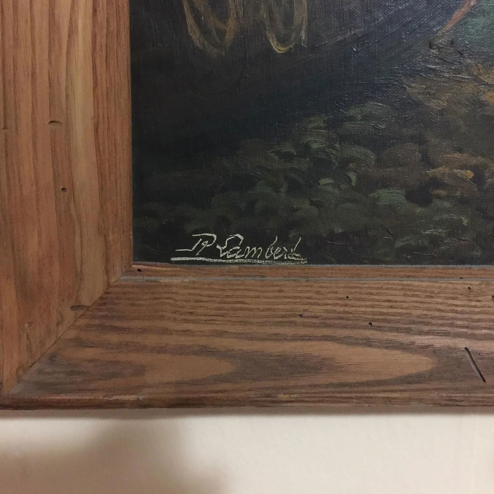 Oil Painting on Canvas Harbor Scene by Karl Kaufmann - 5