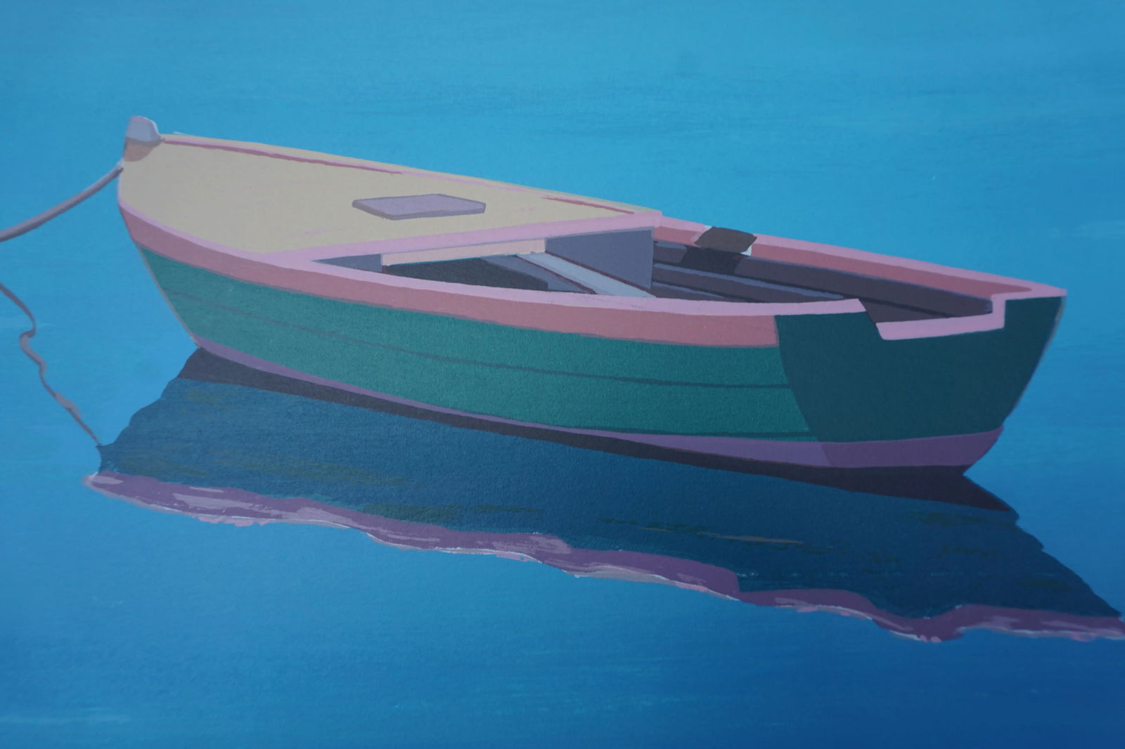 1980s Original Signed Silkscreen 'Stillwater Cove' by Carol Bodendieck Chapman - 3