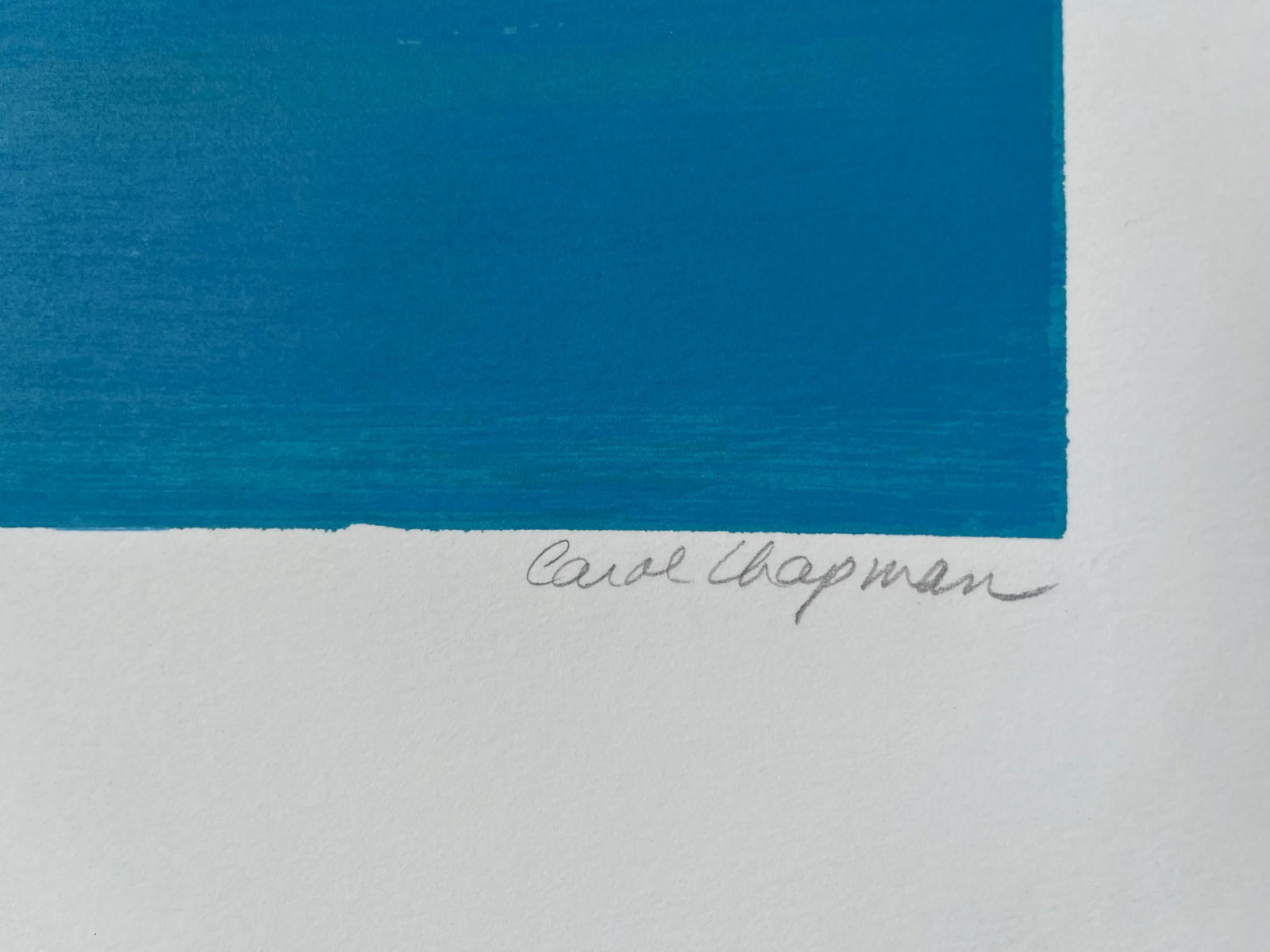 1980s Original Signed Silkscreen 'Stillwater Cove' by Carol Bodendieck Chapman - 6