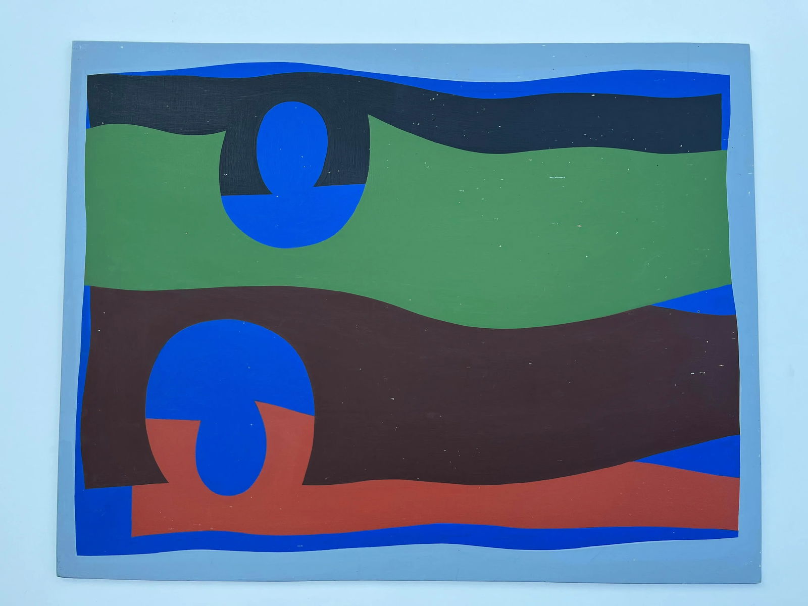 Mid 20th Century Abstract Painting by Achillo 'Achi' Sullo - 3