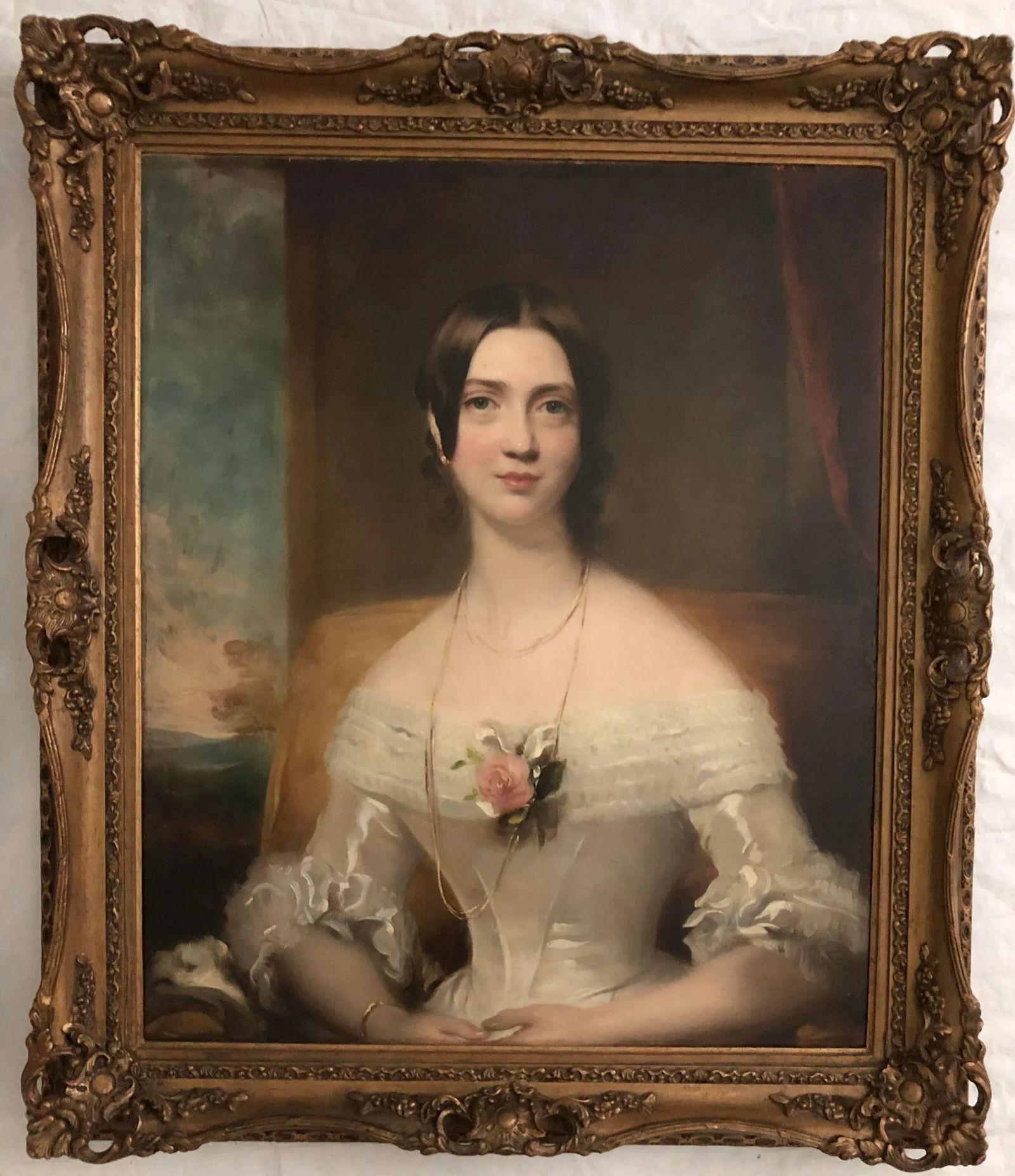 Early 19th Century Pair of Lady & Gentleman Portrait Paintings Attributed to Sir William Beechey 175 - 9