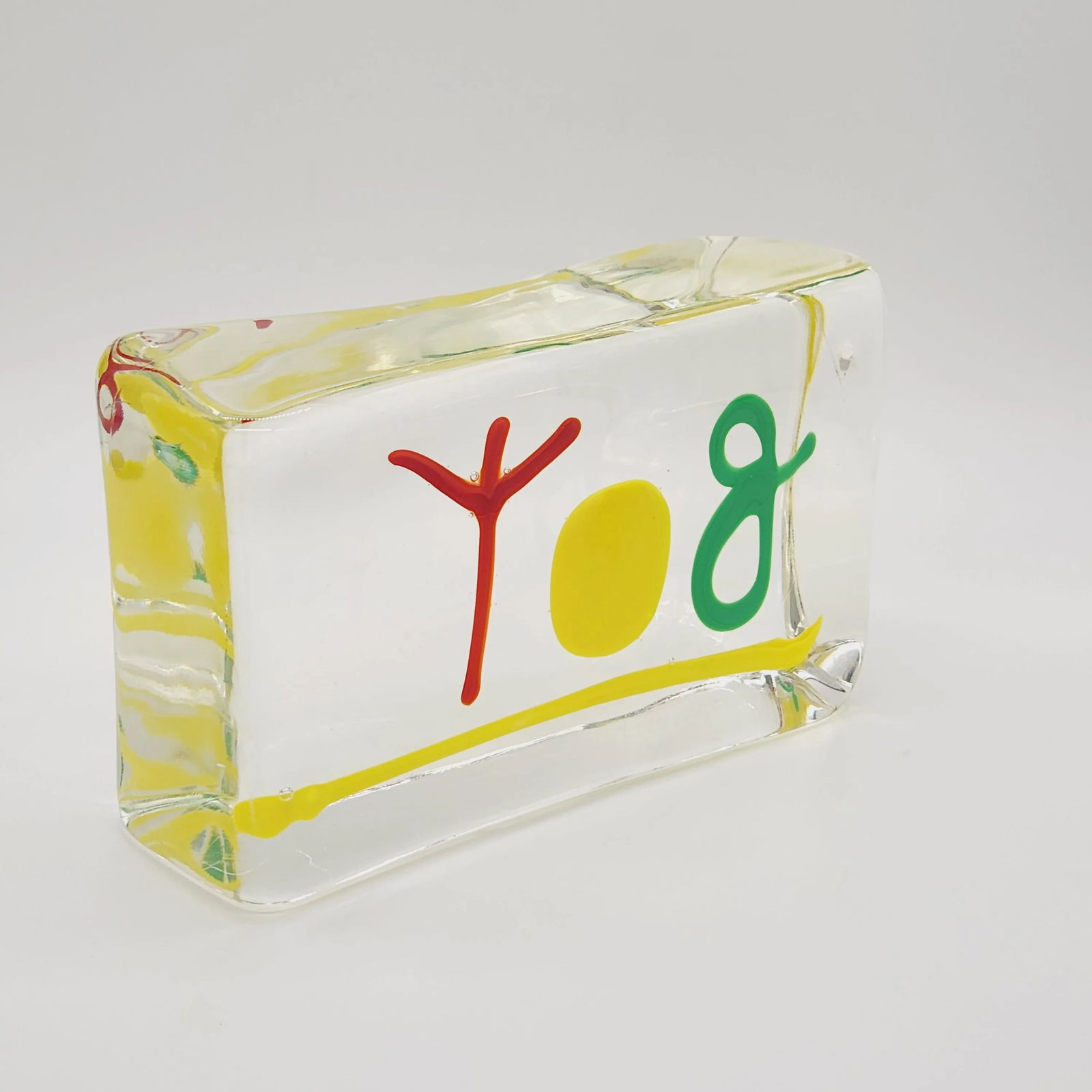 1990s Murano Glass Limited Edition Brick by Riccardo Licata - 3