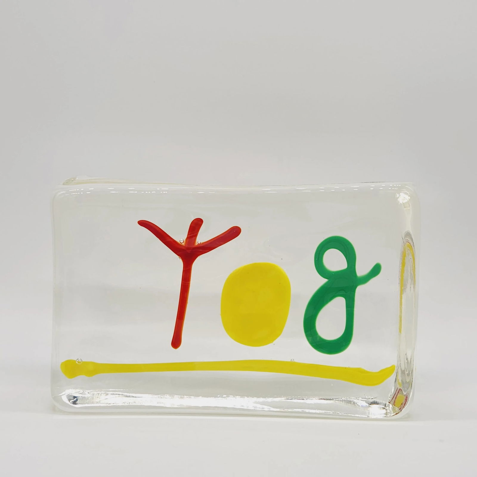1990s Murano Glass Limited Edition Brick by Riccardo Licata - 5
