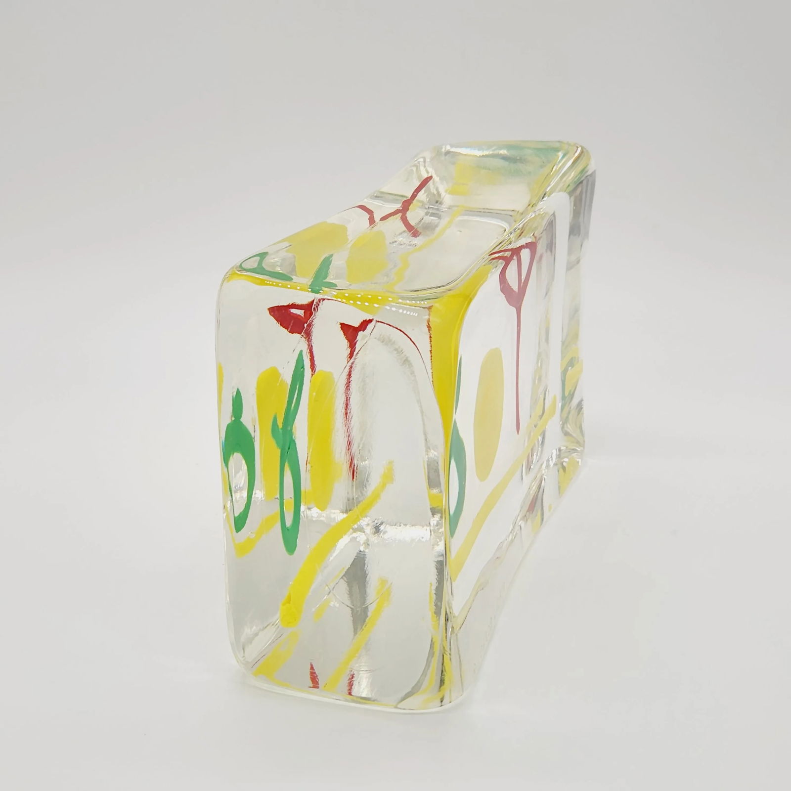 1990s Murano Glass Limited Edition Brick by Riccardo Licata - 7