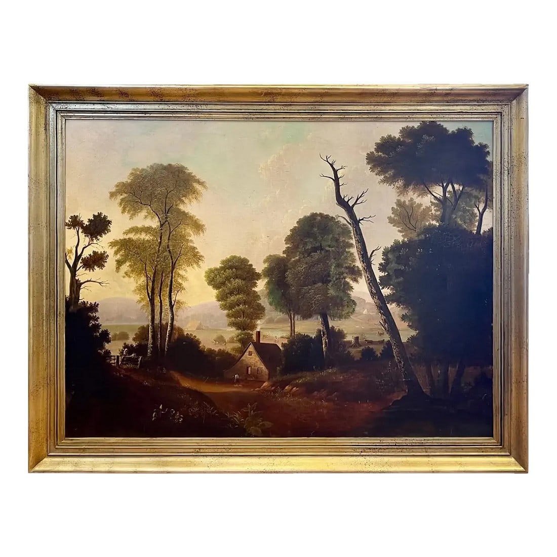 19th Century American Landscape Painting in Style of George Caleb Bingham (1 of 12)