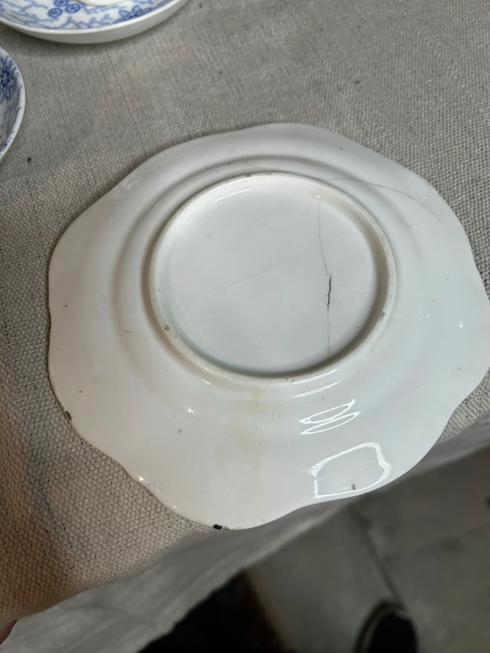 Antique Staffordshire Transferware Miniature Child's Tea Set - 7