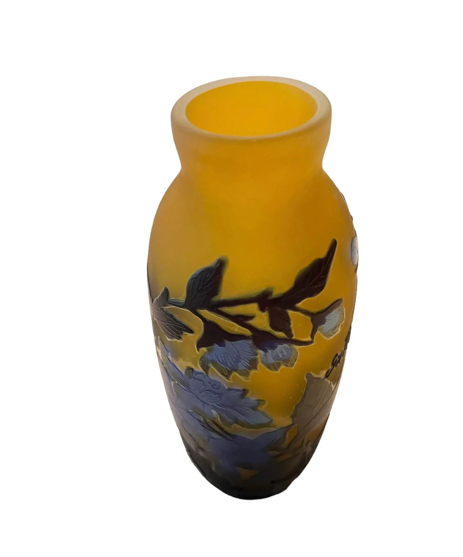 Mid 20th Century Art Nouveau Galle Style Cameo Vase - 6