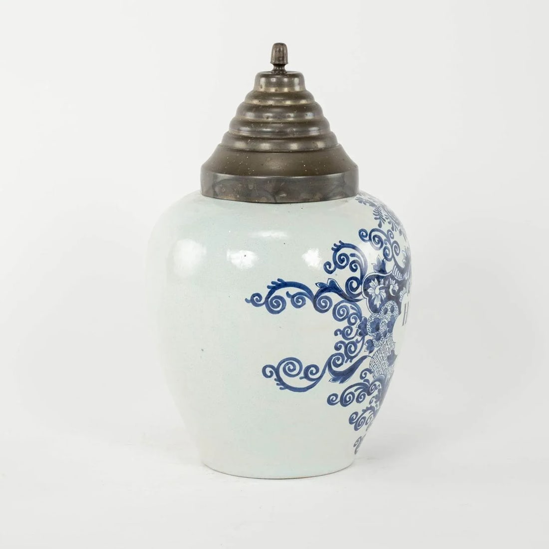 Delft Blue and White "Havana" Tobacco Jar - 5