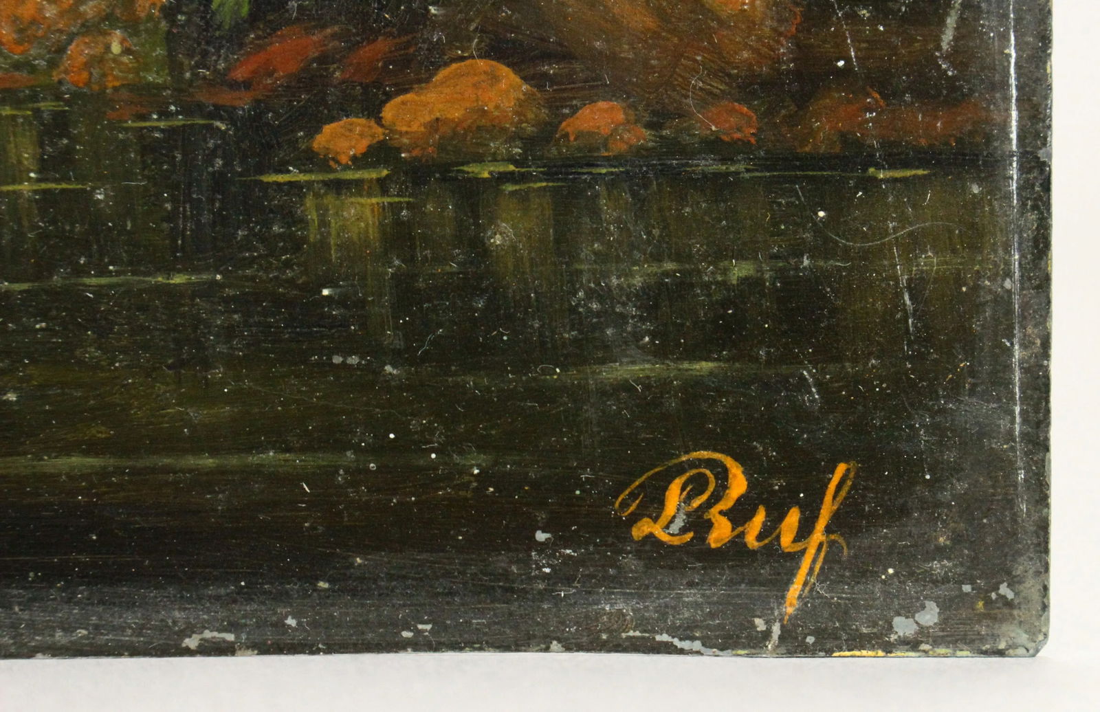 19th Cen. German School Pair Oil on Tin Tyrolean Landscapes, Signed & Dated 1887 - 10