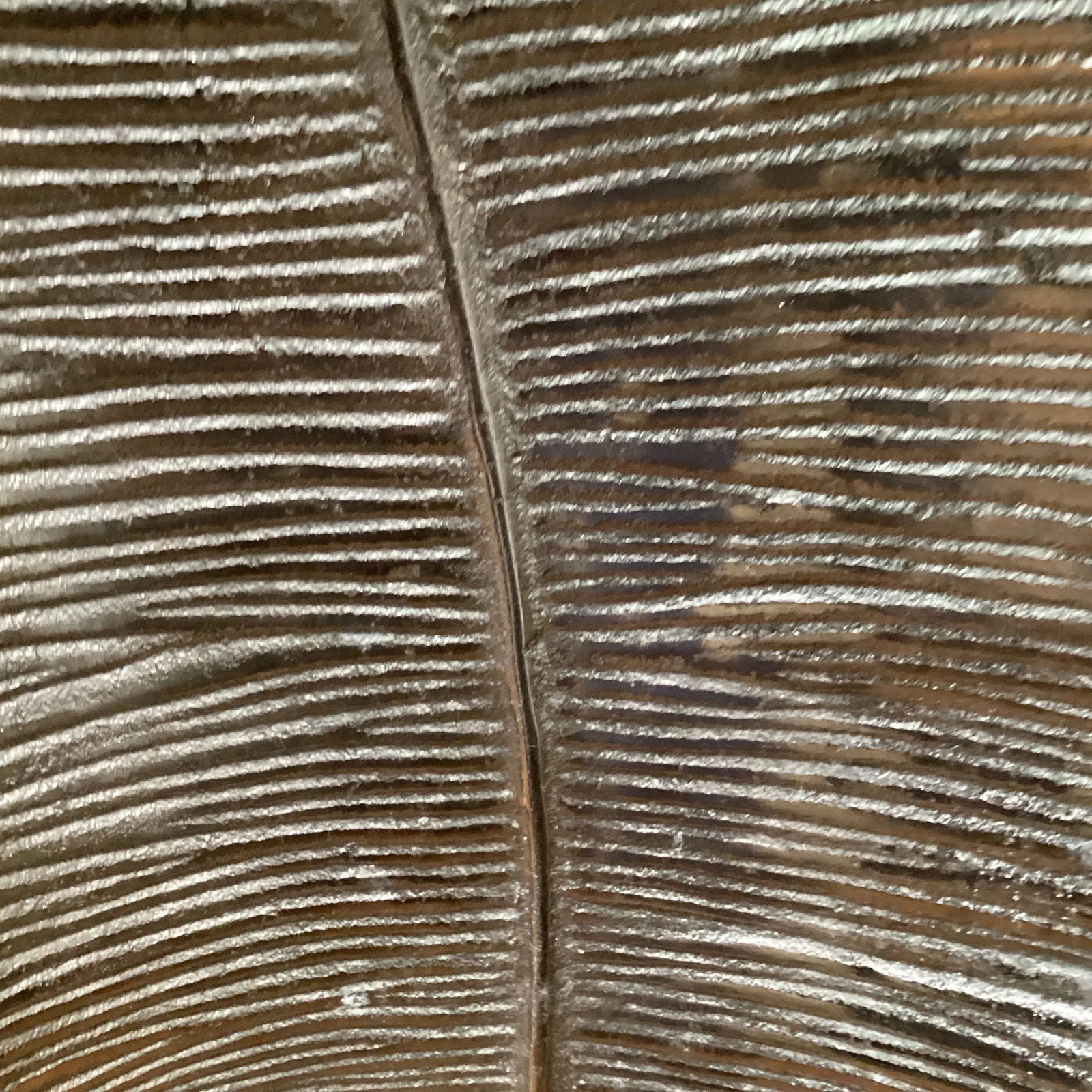 Mid Century Modern Pair of Extra Large Silver Metal Quill Sculptures - 7