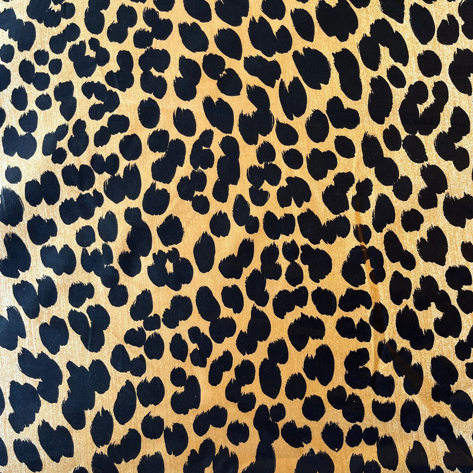 Cheetah Print Chintz Upholstery Fabric. 8 Yards - 3