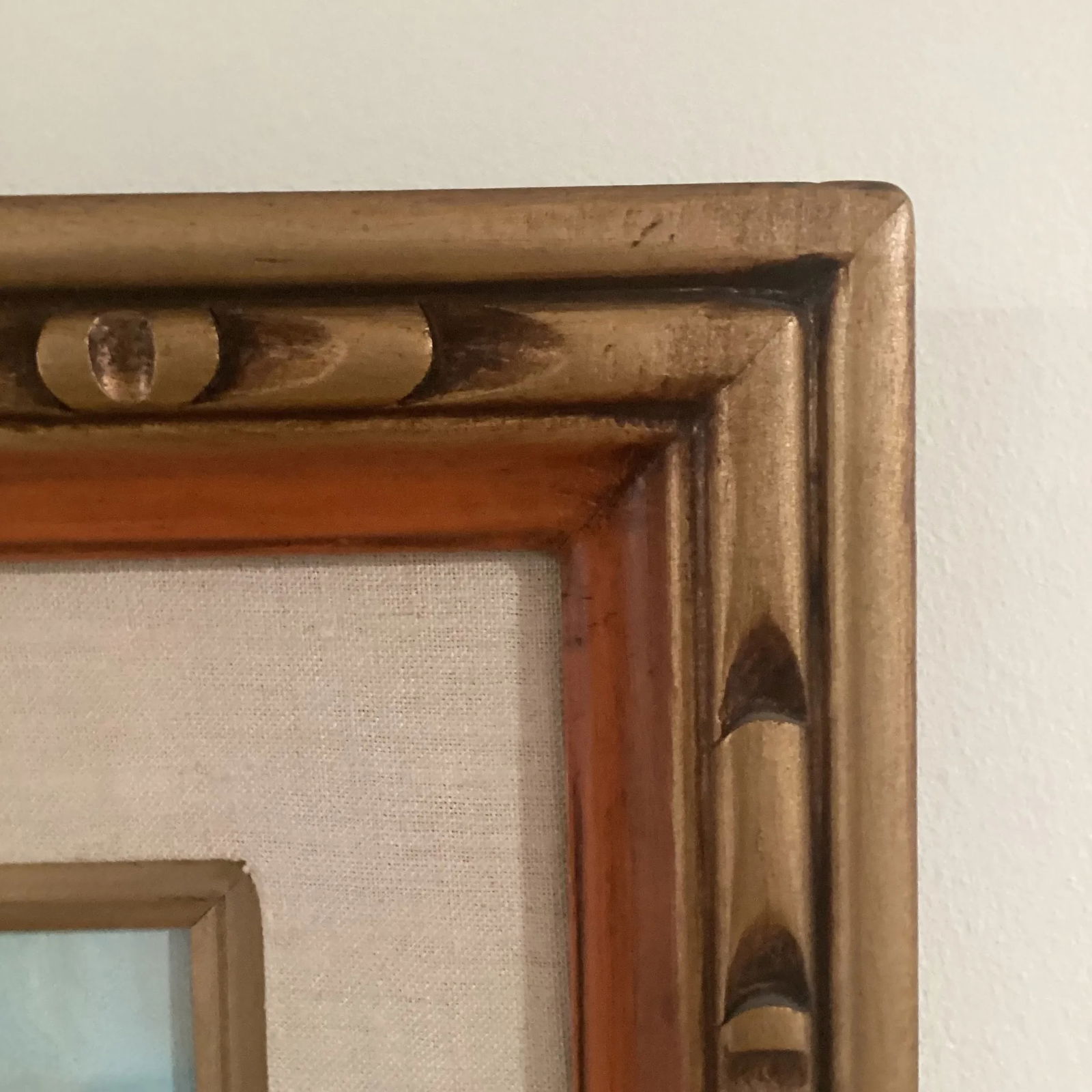 Vintage Framed Original Oil Painting of Boats in the Harbor Signed by Artist Circa 1975 - 6