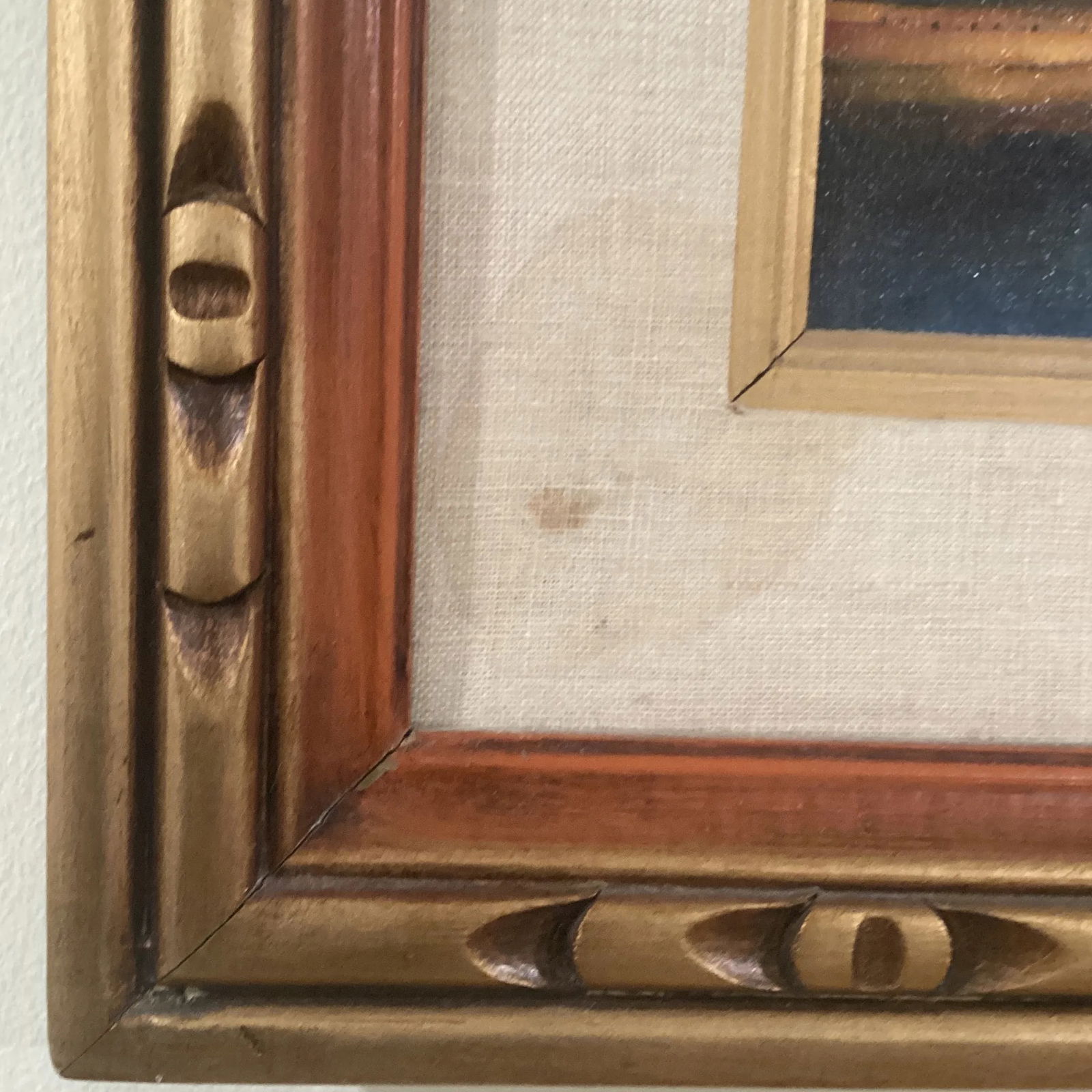 Vintage Framed Original Oil Painting of Boats in the Harbor Signed by Artist Circa 1975 - 8