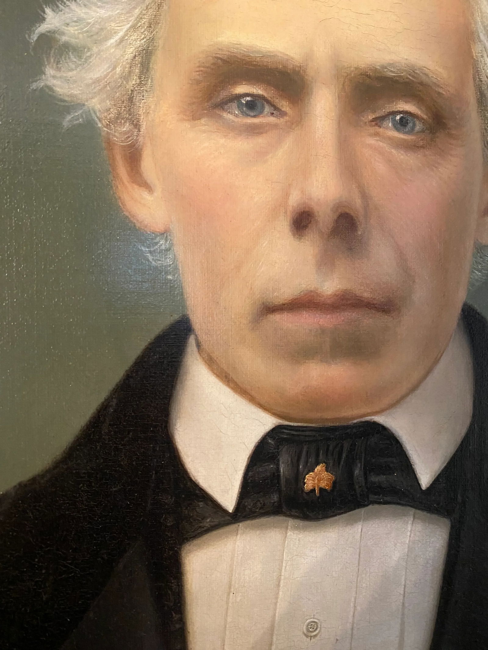 Late 19th Century Victorian Male Portrait Painting, Framed - 4