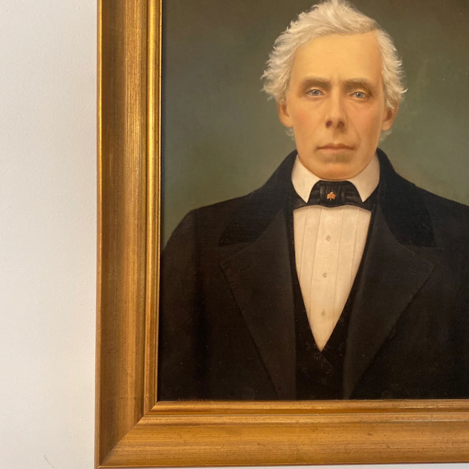 Late 19th Century Victorian Male Portrait Painting, Framed - 8