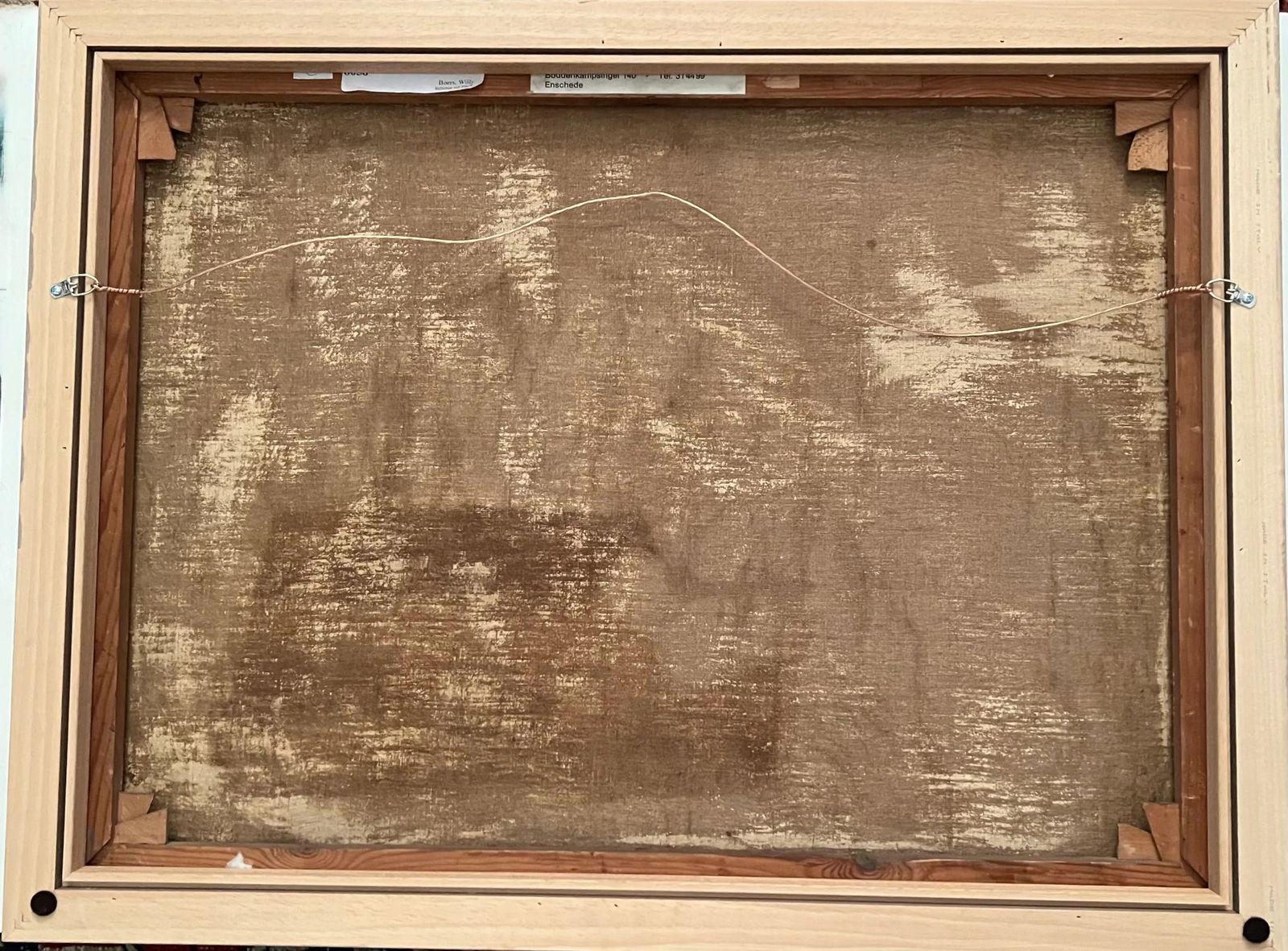 Willy Boers, Antique Oil Still Life, Signed, Dutch, Stedelijk Museum, De Stijl, 1934 - 12