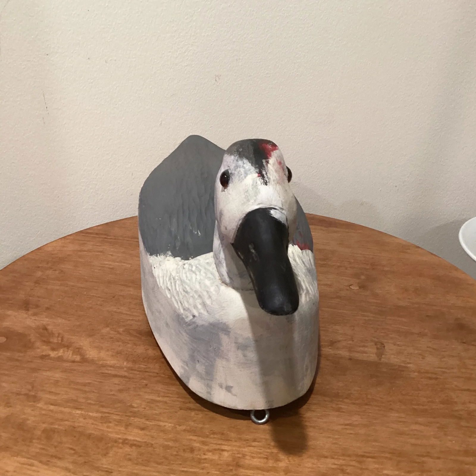 Vintage Handcrafted Wild Fowler Seagull Confidence Decoy With Glass Eyes - 3