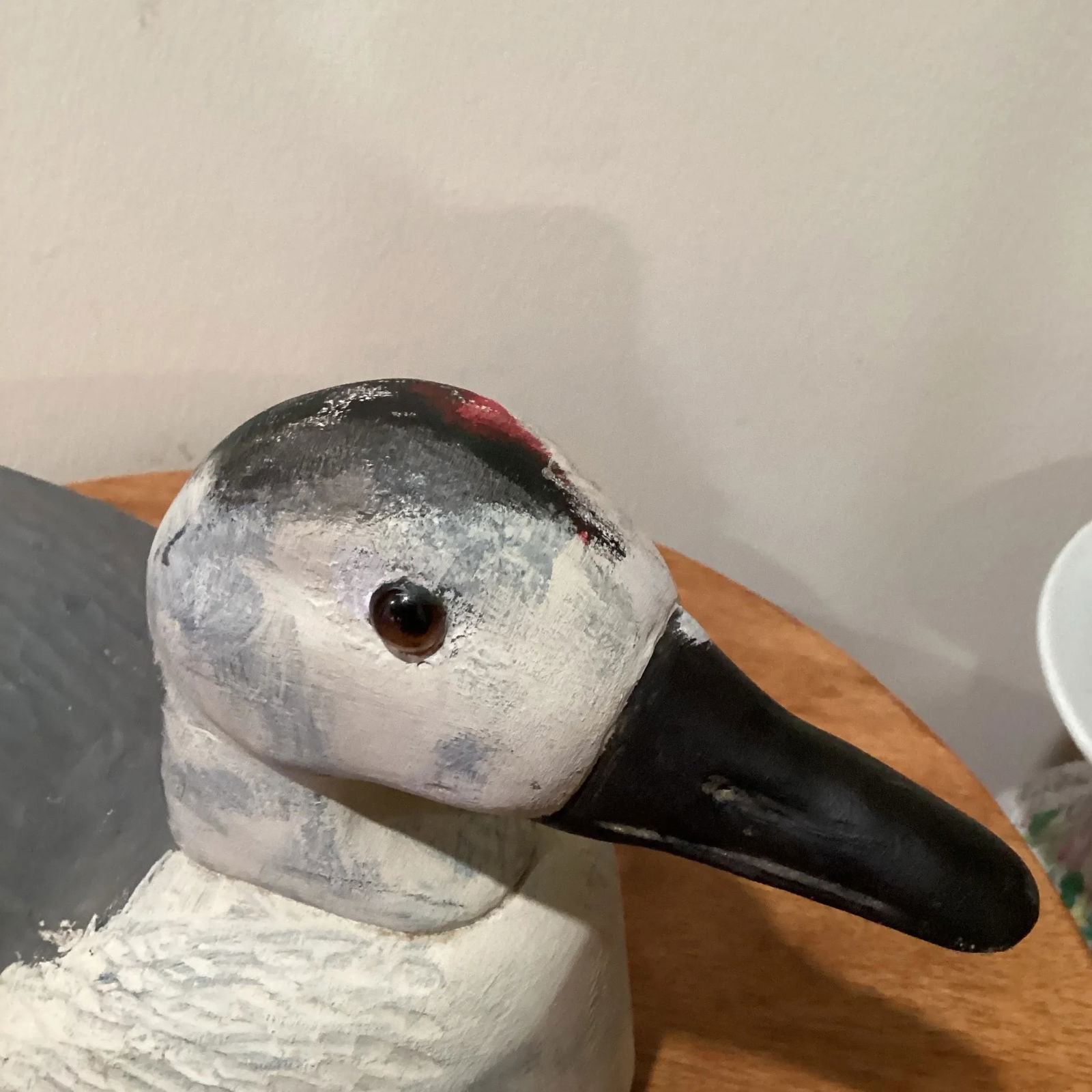 Vintage Handcrafted Wild Fowler Seagull Confidence Decoy With Glass Eyes - 6