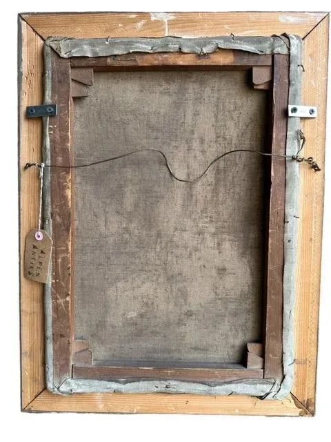 Late 19th Century Friedrich Raupp Oil on Canvas Sailboats in Harbor - 4