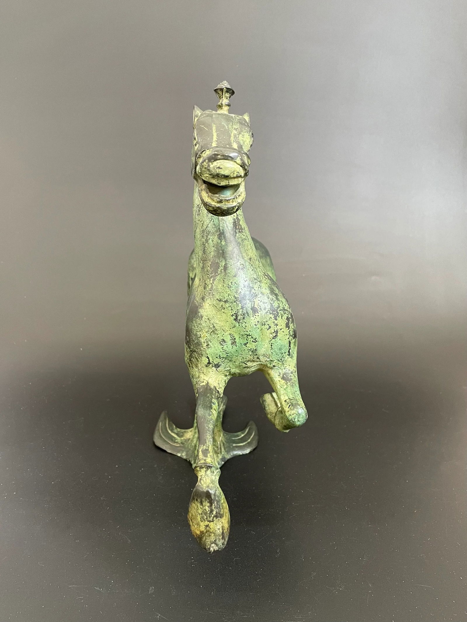 Replica of the 2nd Century Chinese Flying Horse on Swallow Bronze Sculpture - 3