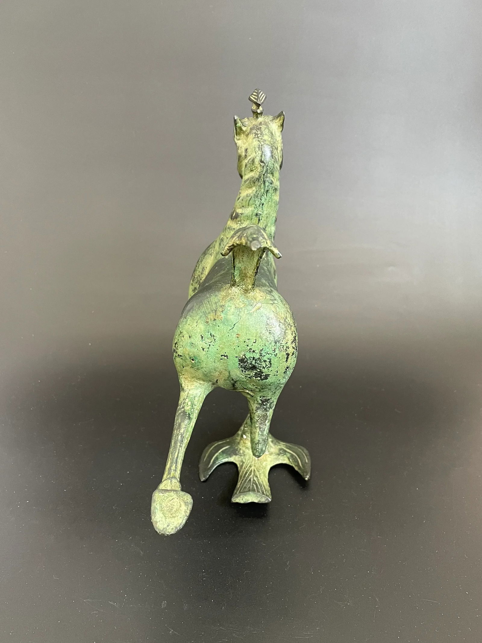 Replica of the 2nd Century Chinese Flying Horse on Swallow Bronze Sculpture - 5