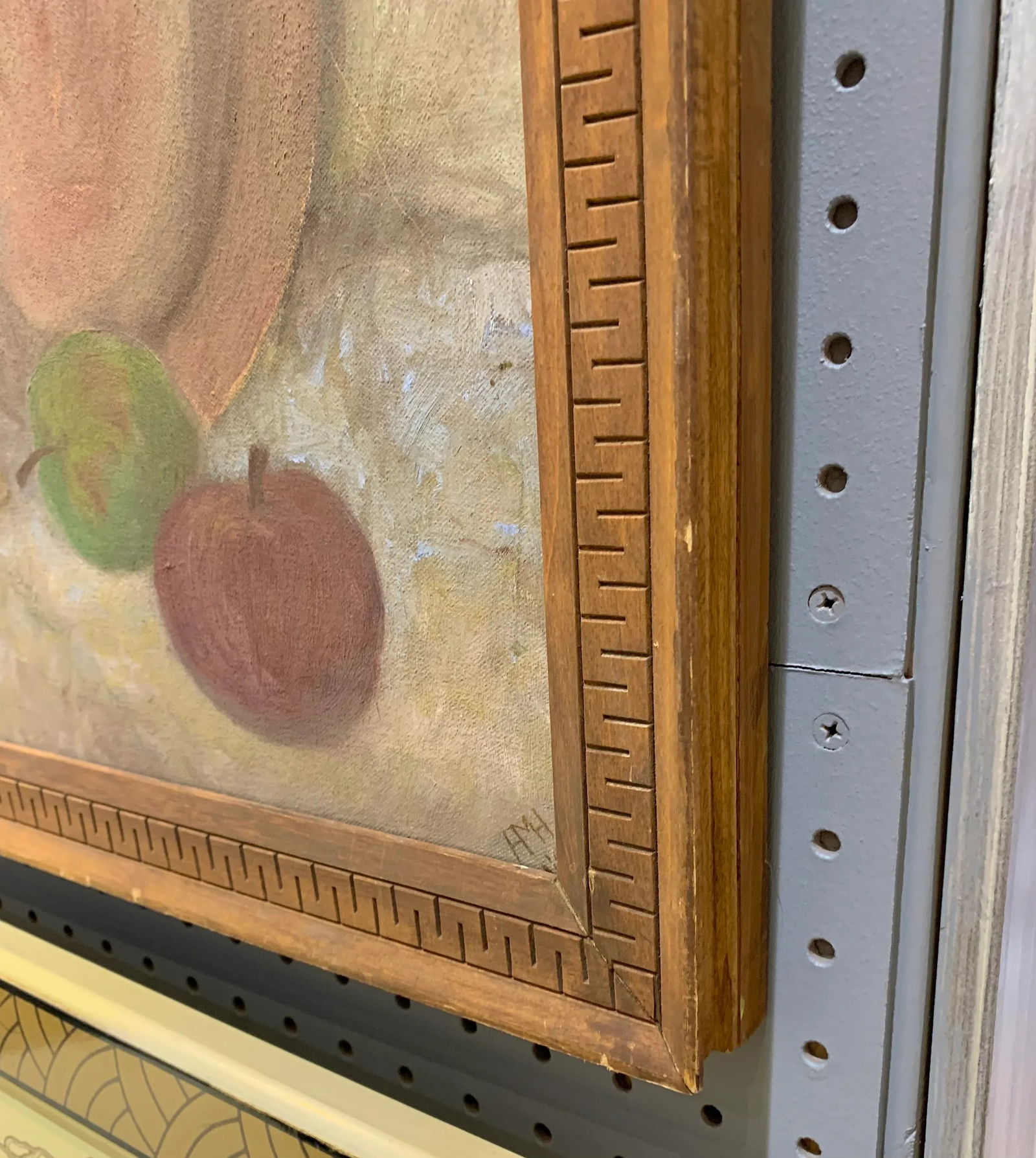 Mid-Century Tabletop Still Life Painting, Framed - 4