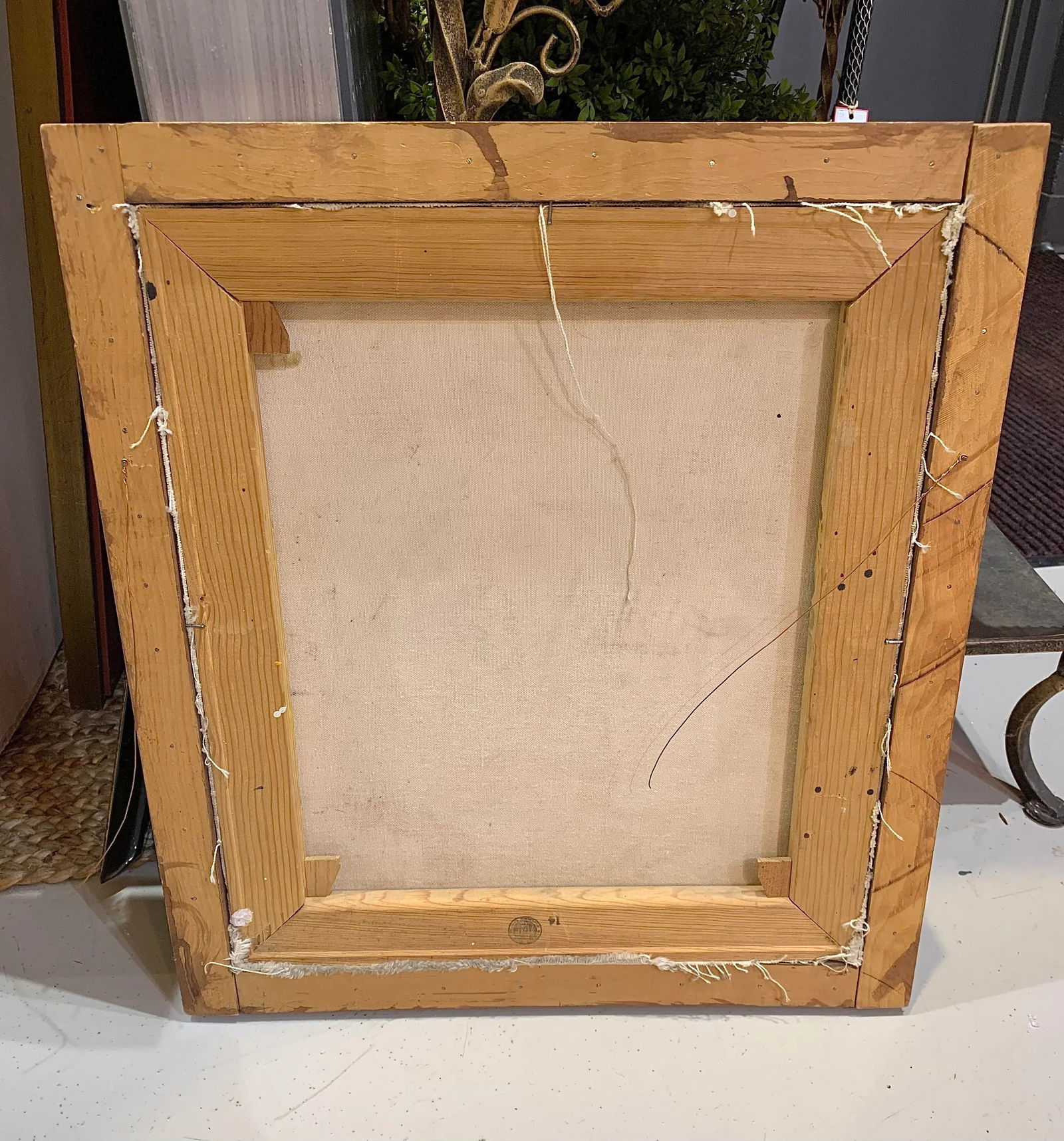 Mid-Century Tabletop Still Life Painting, Framed - 7