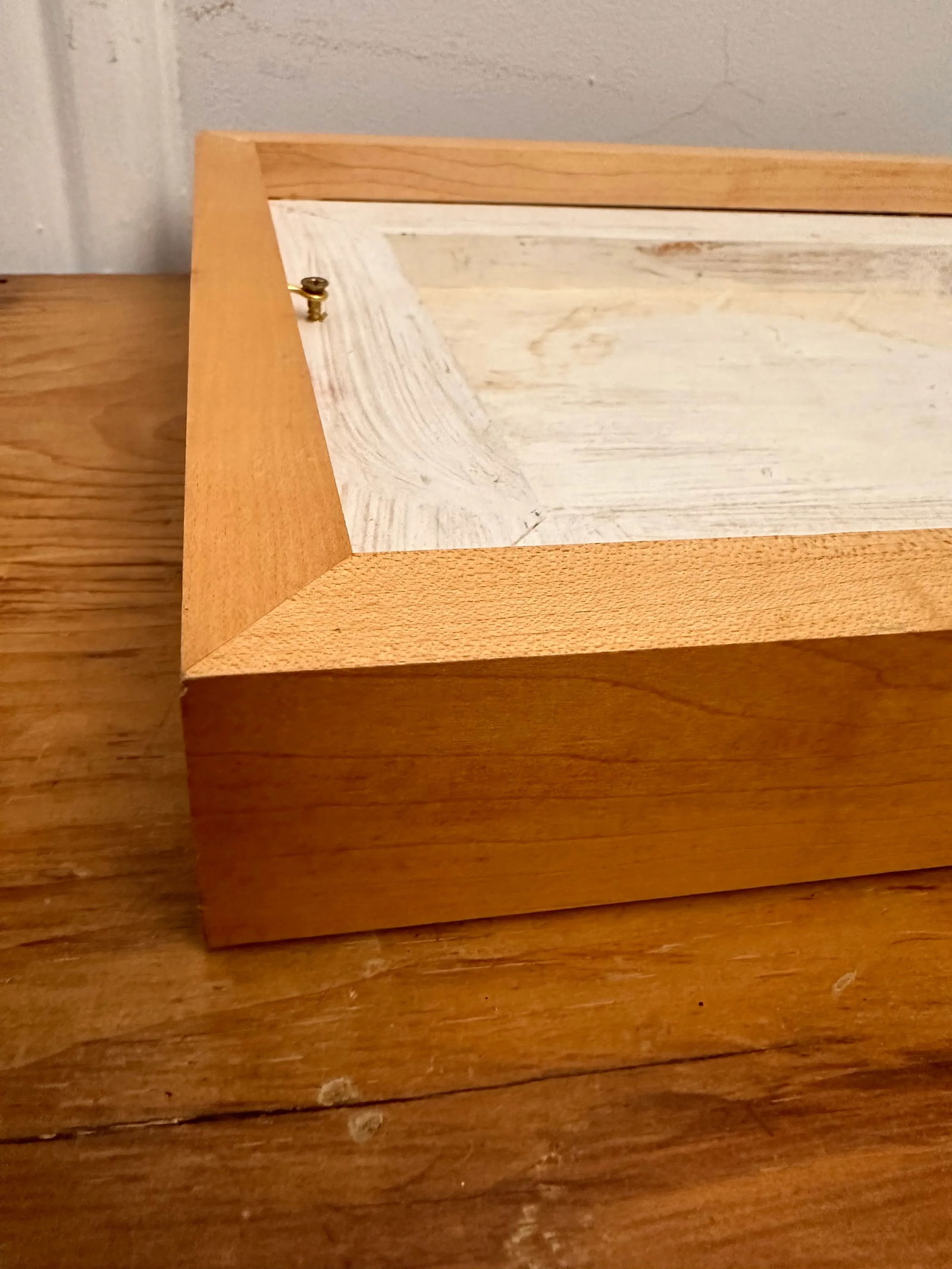 Original Small Serene Dunes Landscape Painting by Helen Febbo Framed 11" X 13" - 11