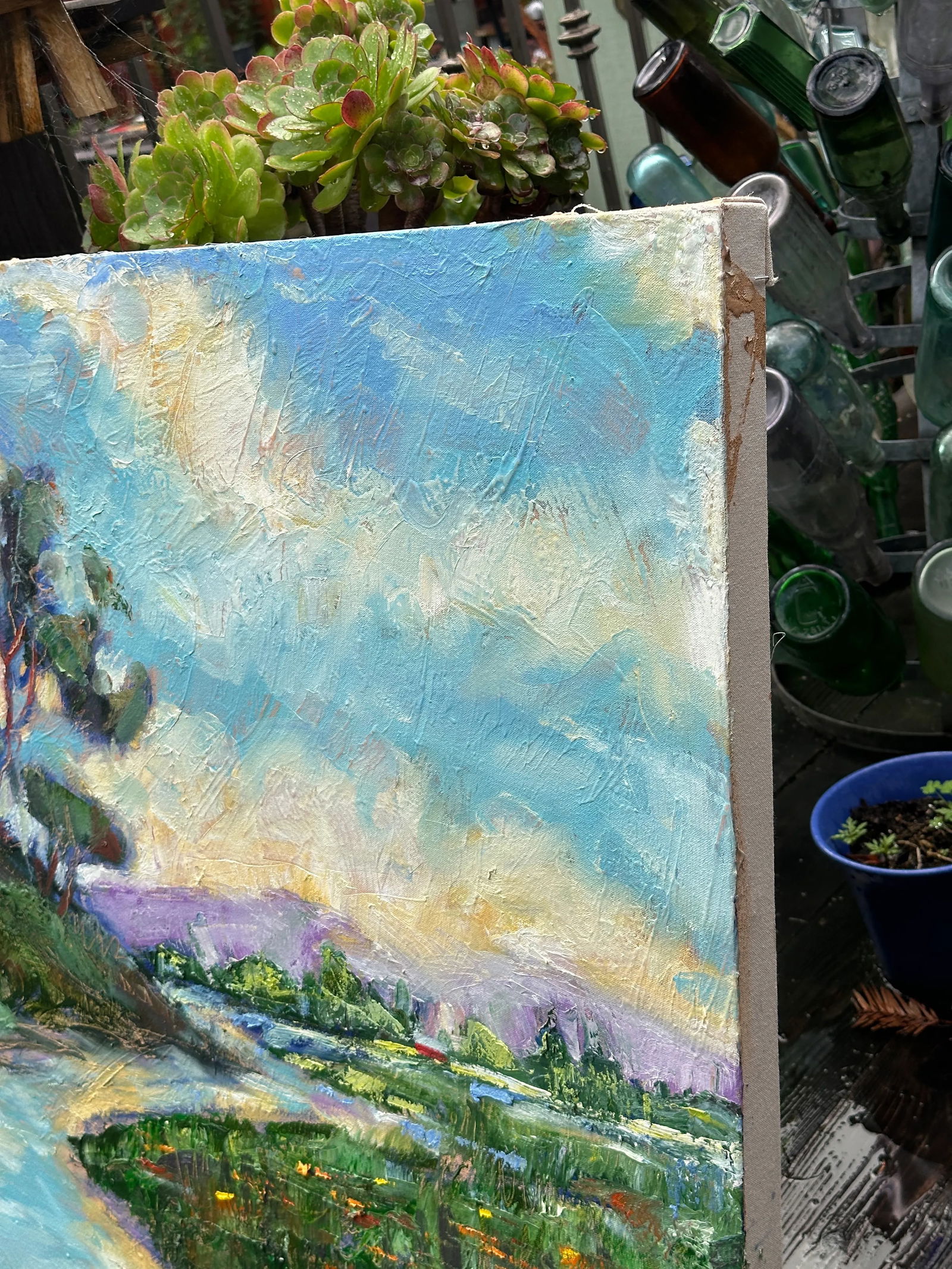 Original Impressionist Style California Landscape Painting by James Hartman - 2