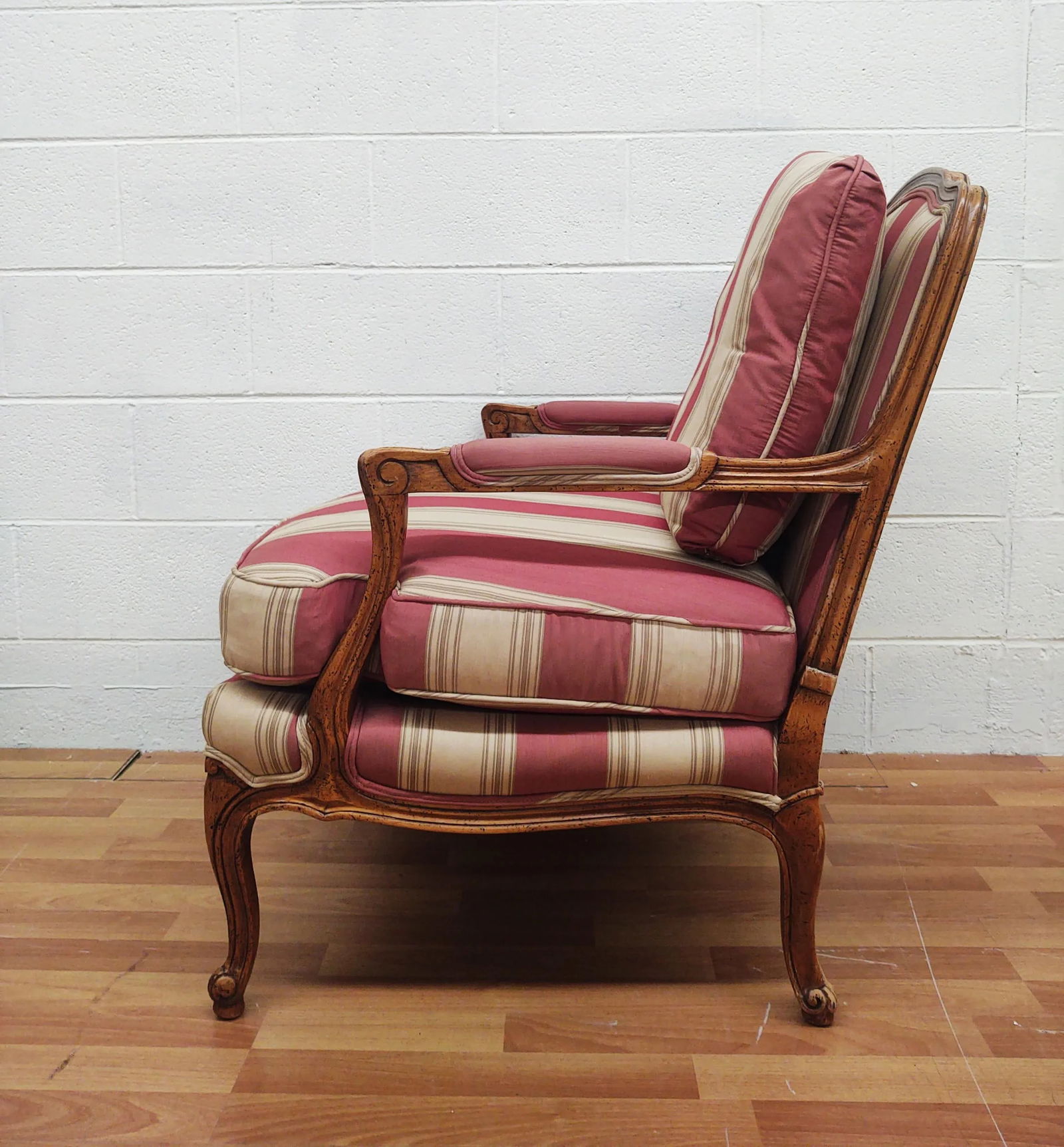 1980s Baker Furniture French Provincial Louis XV Chairs-A Pair - 3