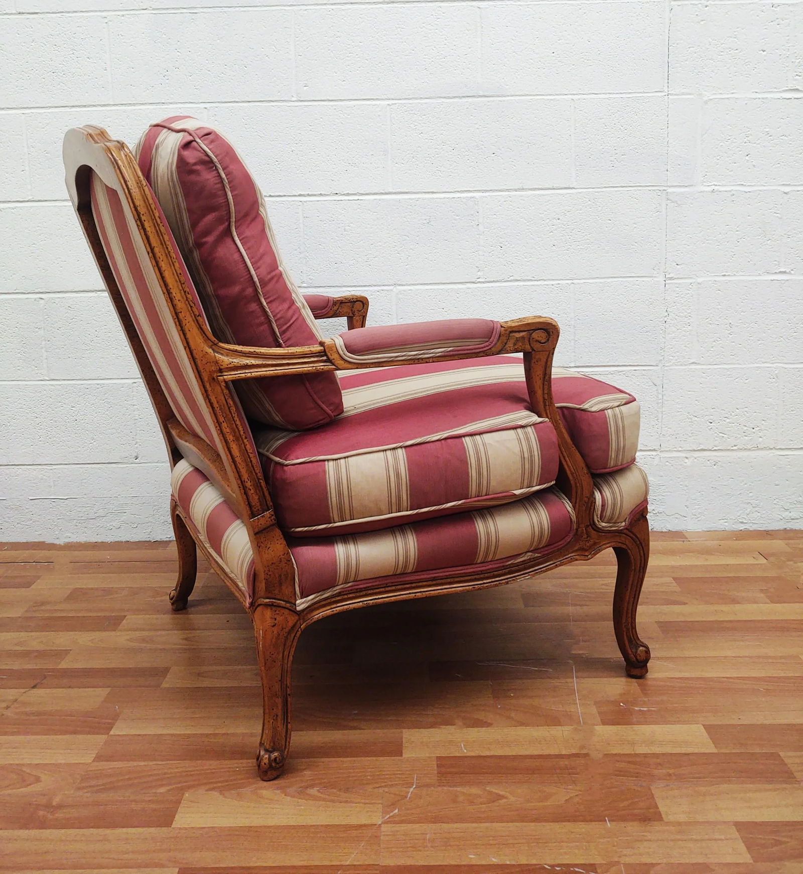 1980s Baker Furniture French Provincial Louis XV Chairs-A Pair - 5