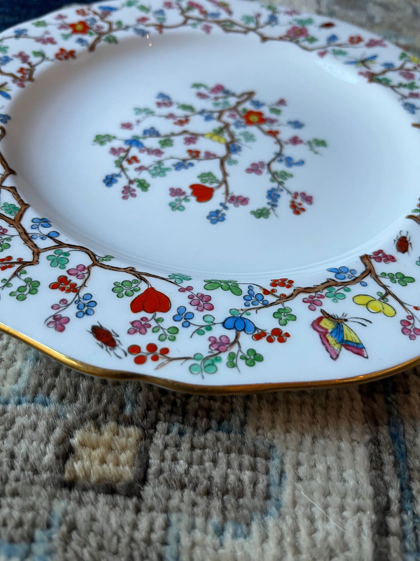 Early 20th Century Spode Shanghai 9"? Luncheon Plates- Set of 10 - 3