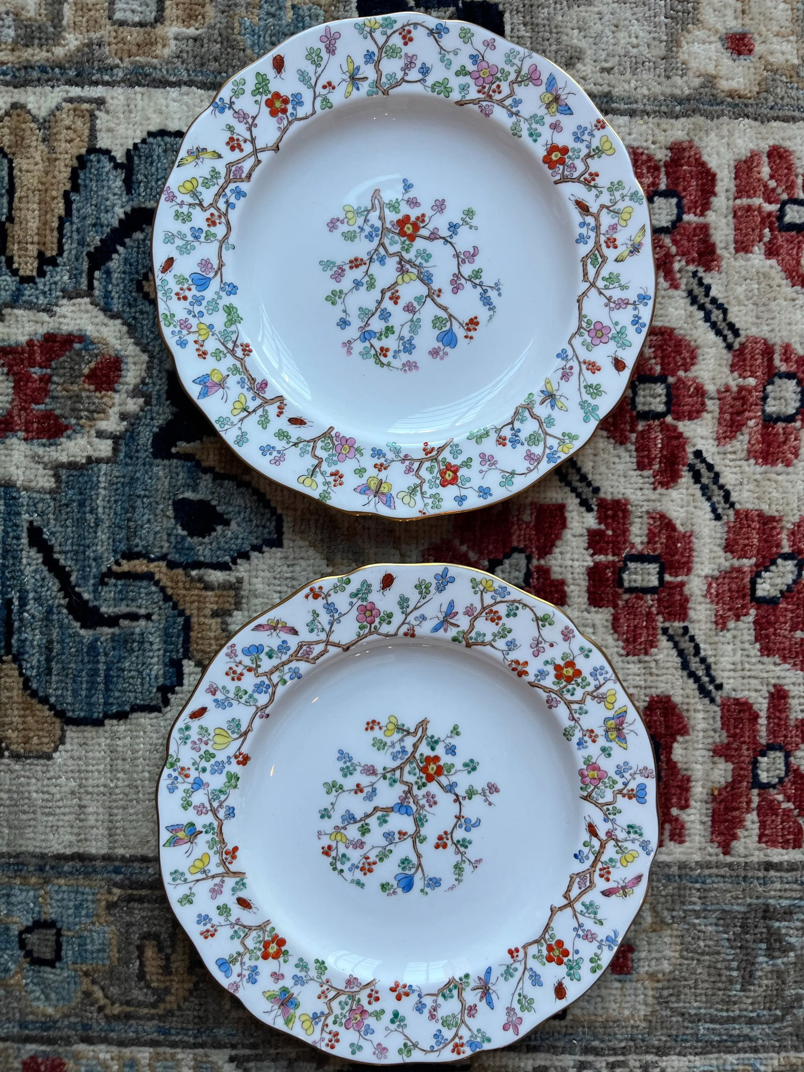 Early 20th Century Spode Shanghai 9"? Luncheon Plates- Set of 10 - 7