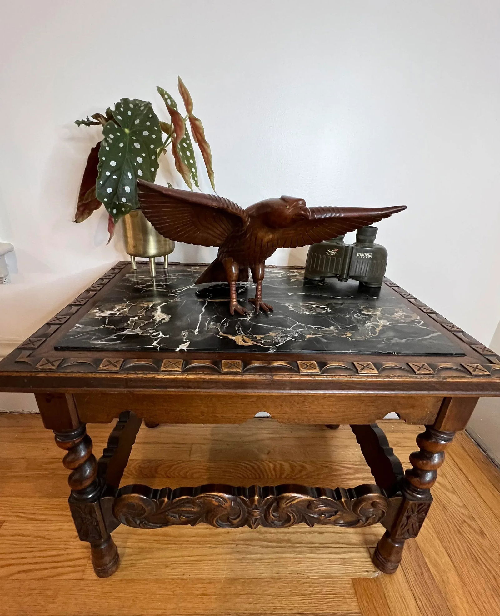 Vintage Falcon Wood Carving - 7