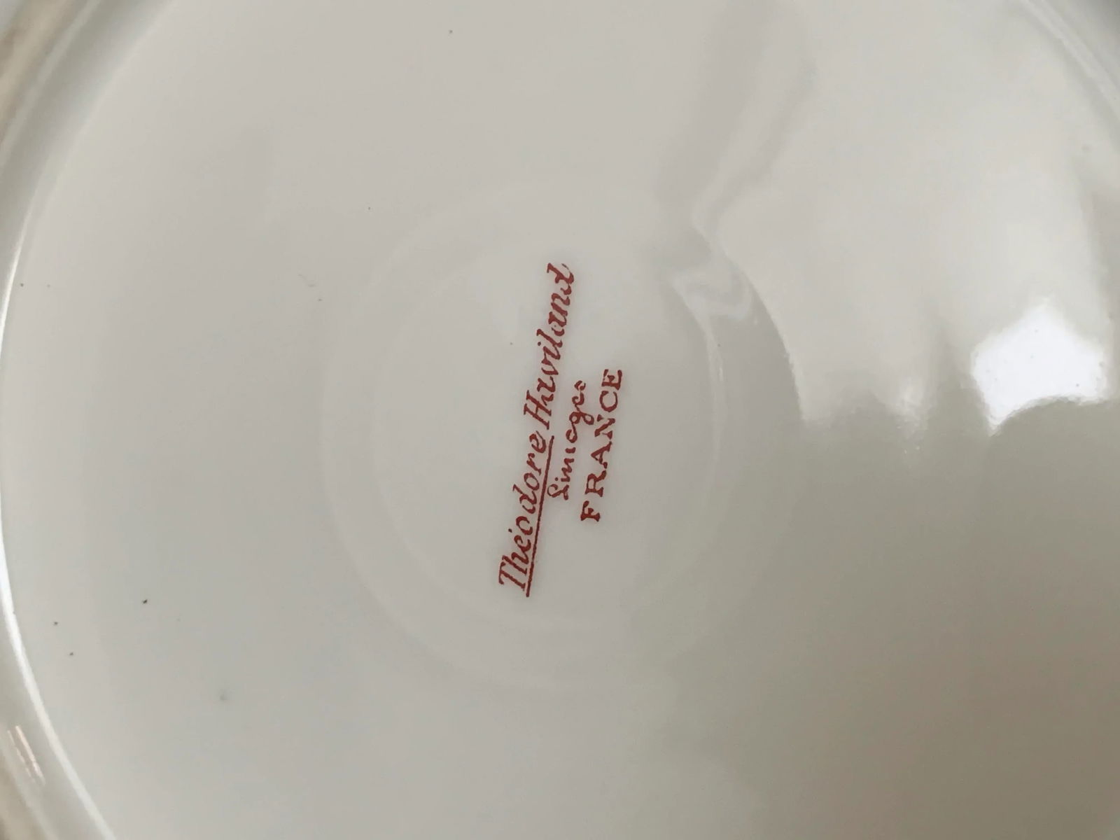 French Limoges Vintage Pink Rosette Patterned China Plates and Bowls, Set of Nineteen - 8