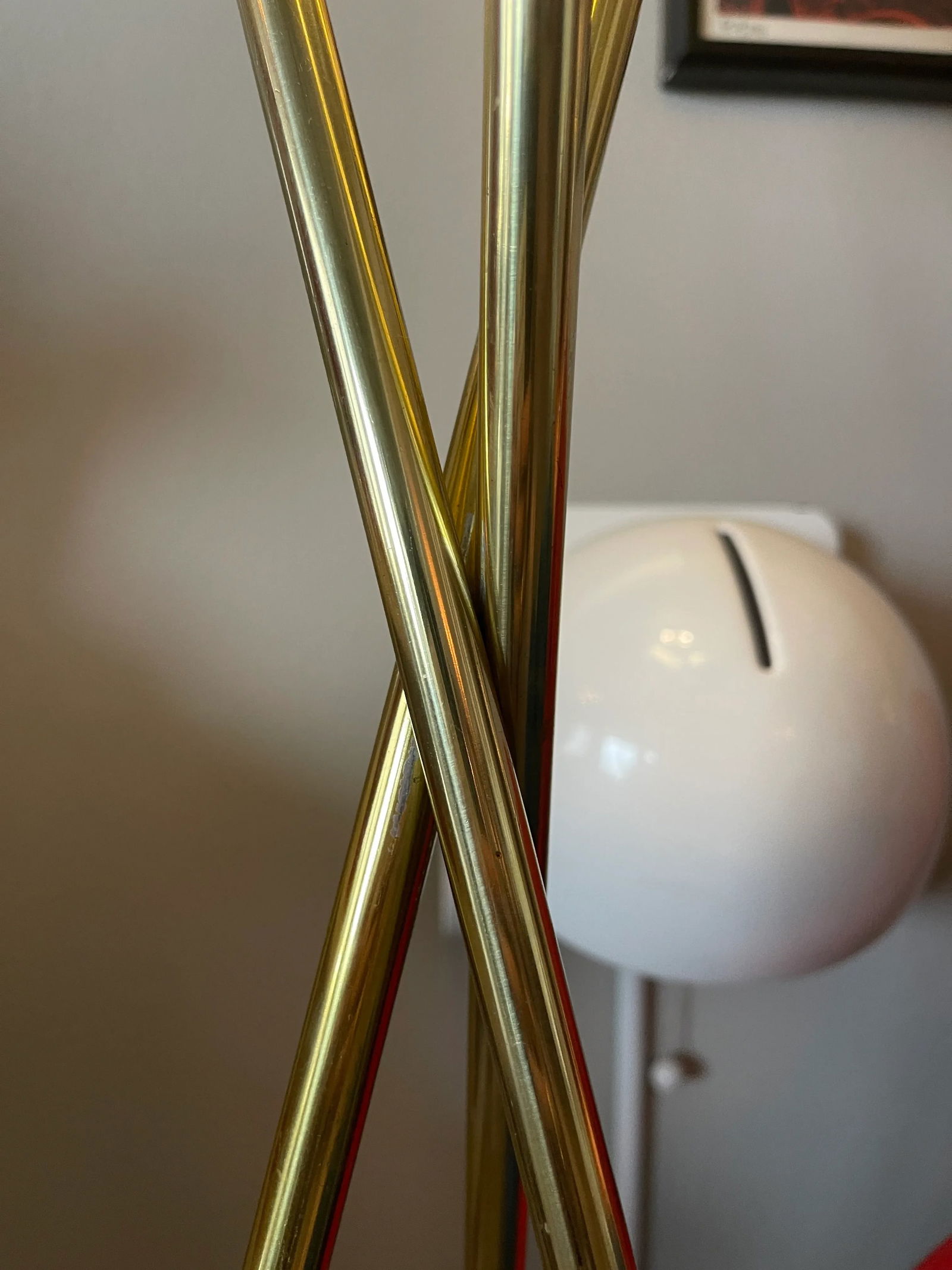 Pair of Gerald Thurston Lightolier Tripod Floor Lamps, Early 50s Design - 5