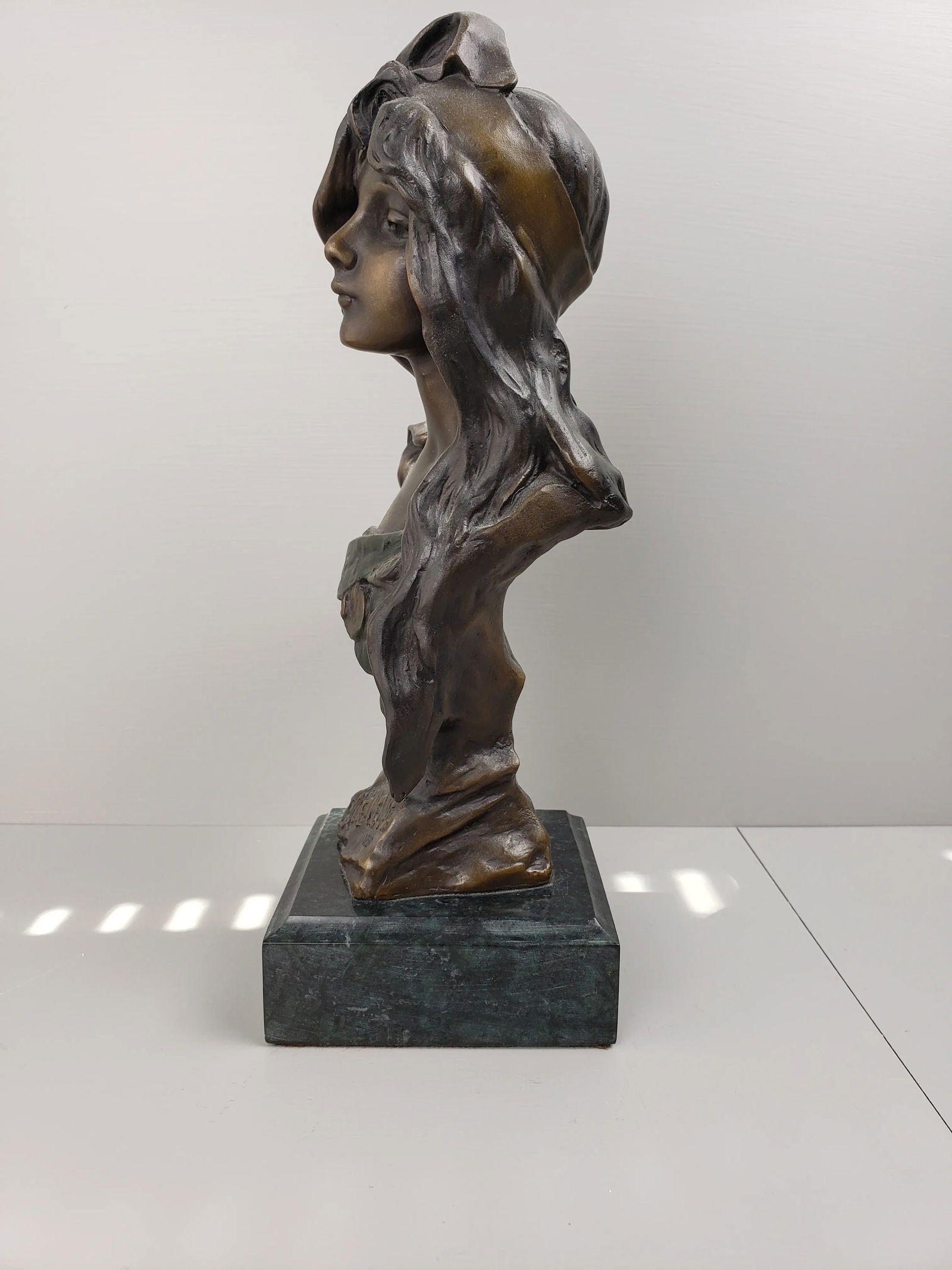 Emmanuel Villanis Bohemienne Bronze Sculpture - 7