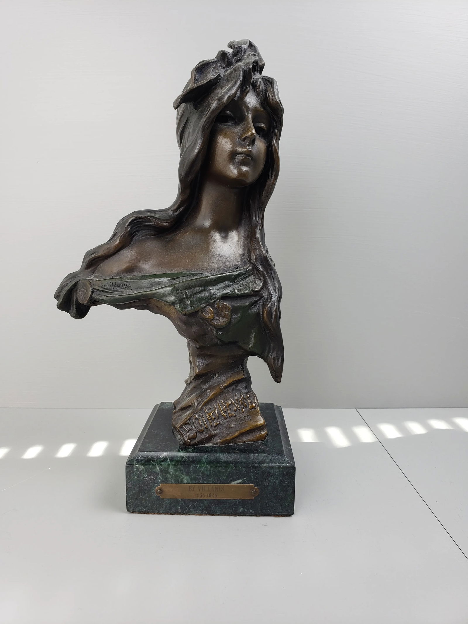 Emmanuel Villanis Bohemienne Bronze Sculpture - 9