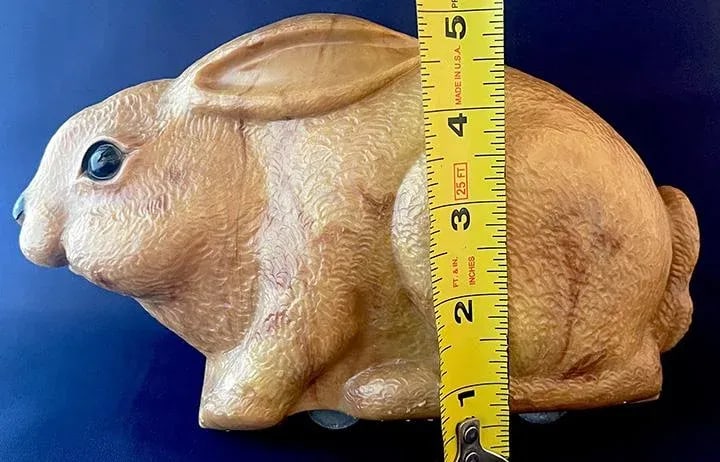 1950s Louis Max Rabbit Wind-Up Toy - 9