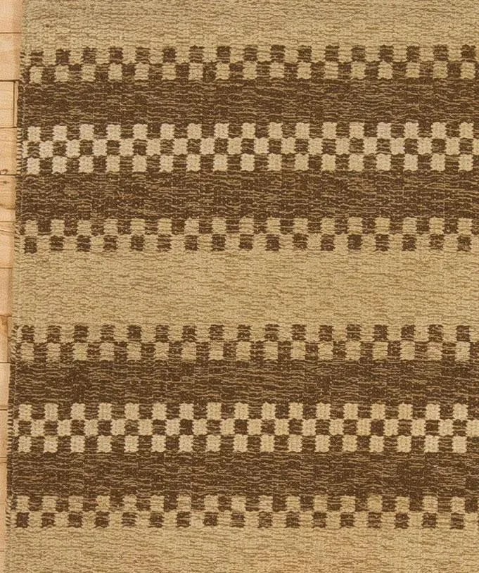 Vintage Mid-Century Swedish Flat Weave Rug - 4"² Ã— 6"²7"³ - 2